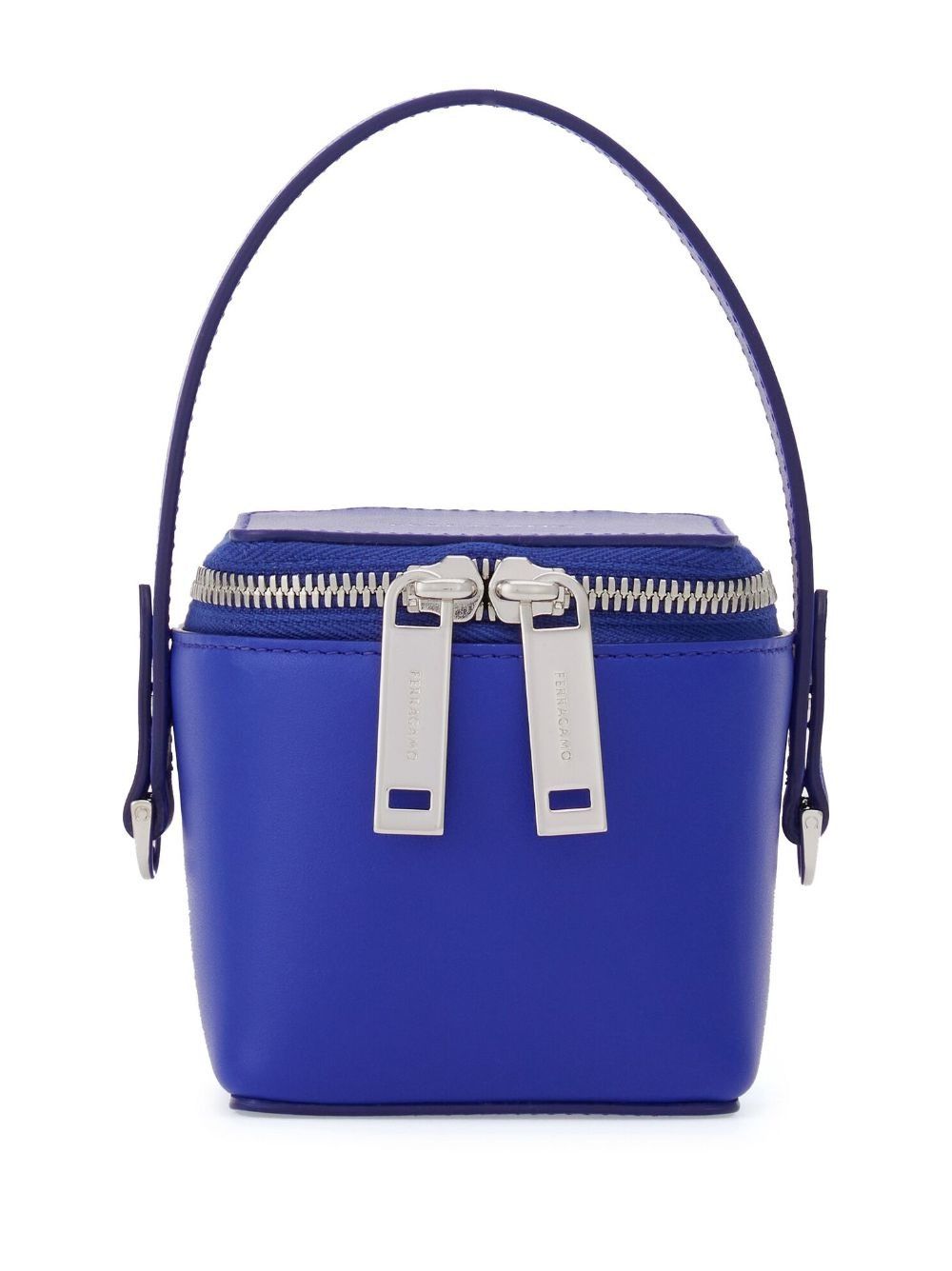 Salvatore Ferragamo o1s1rm0824 Size: OS / Mini Leather Handbag in Blue Size ONE SIZE - 1 Thumbnail