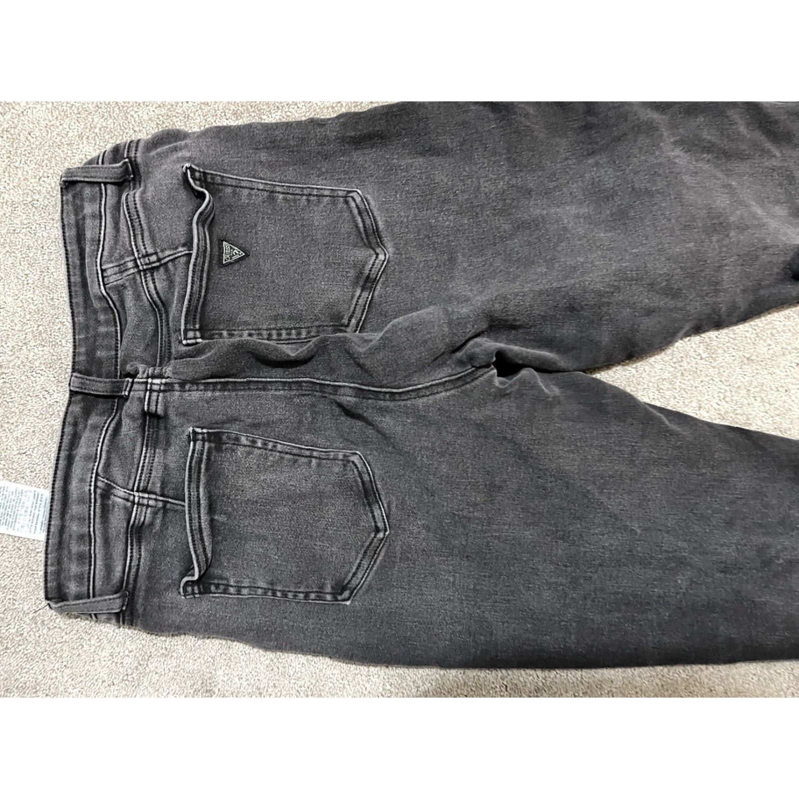 Guess GUESS Women's Modern Skinny Jeans Black 31 Distressed Jeans Size 24" / US 00 / IT 34 - 4 Thumbnail