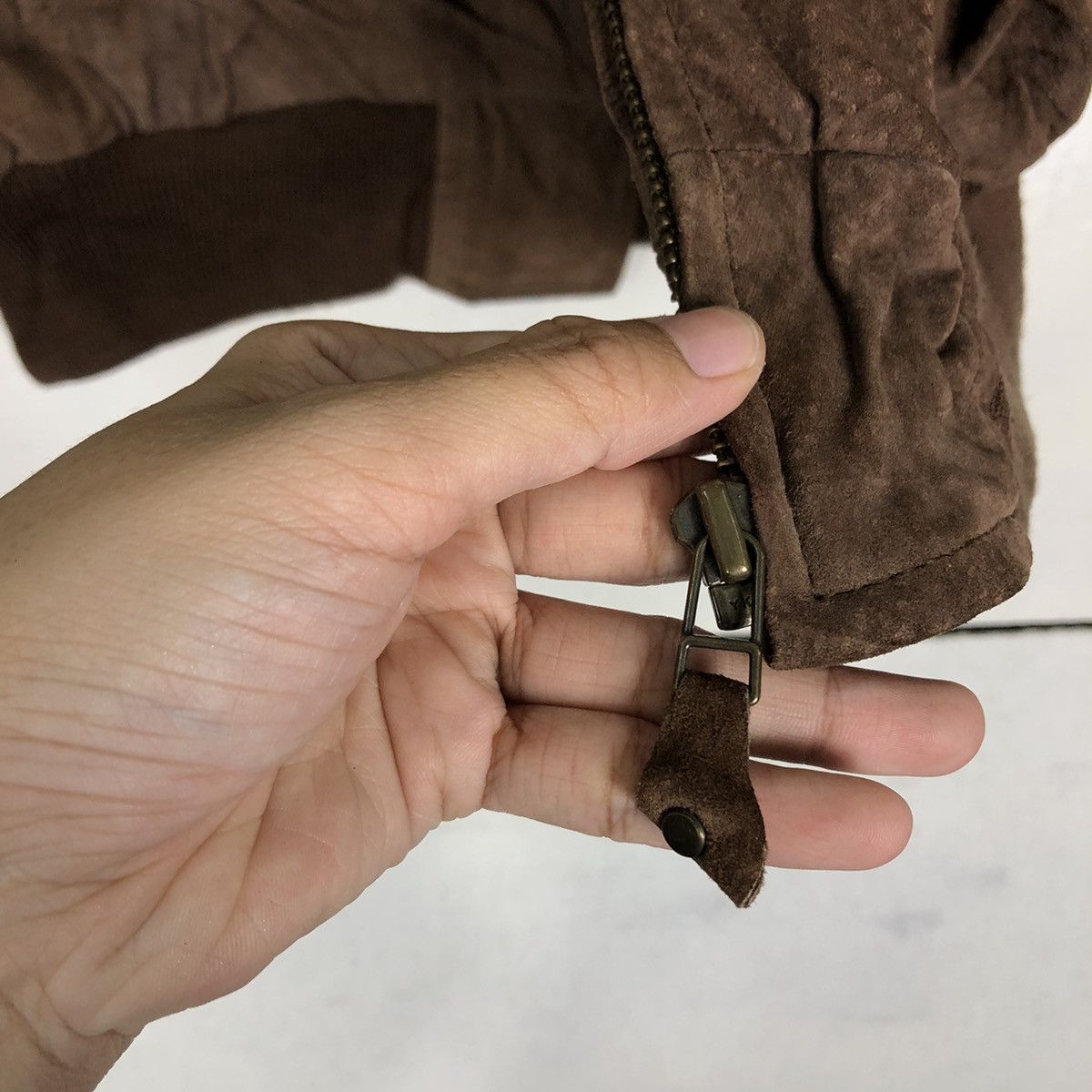 Japanese Brand 🔥Vtg Bomber Leather Jacket Uniqlo Japan Issey Miyake Size US L / EU 52-54 / 3 - 14 Thumbnail