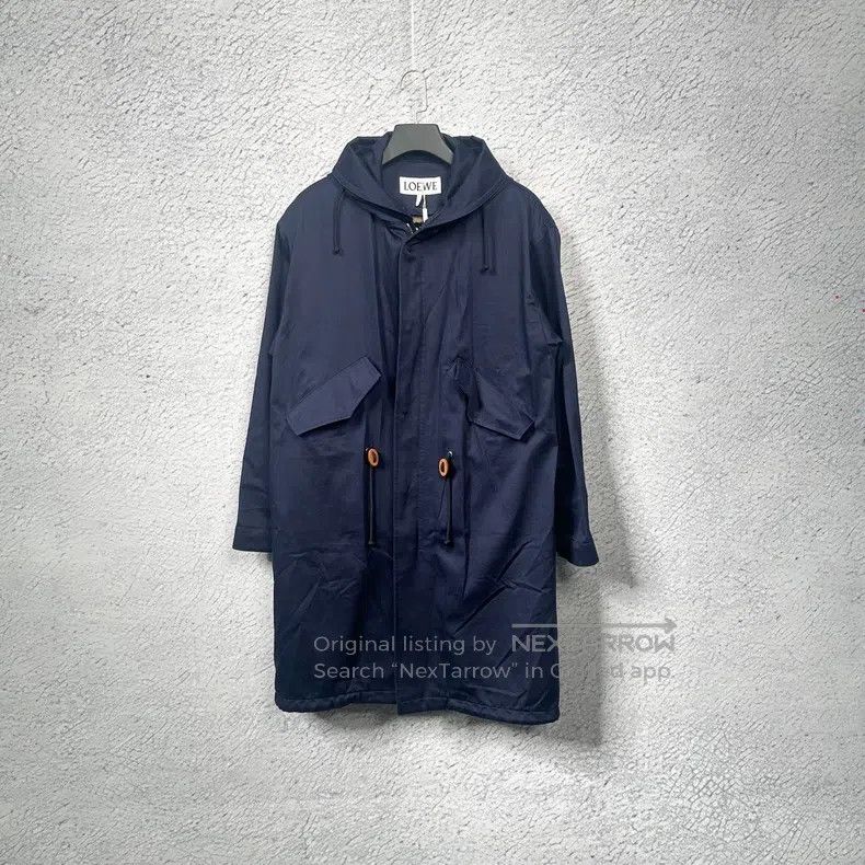Loewe Loewe Navy Blue Fleece Lined Animal Print Jacket Size US S / EU 44-46 / 1 - 1 Thumbnail