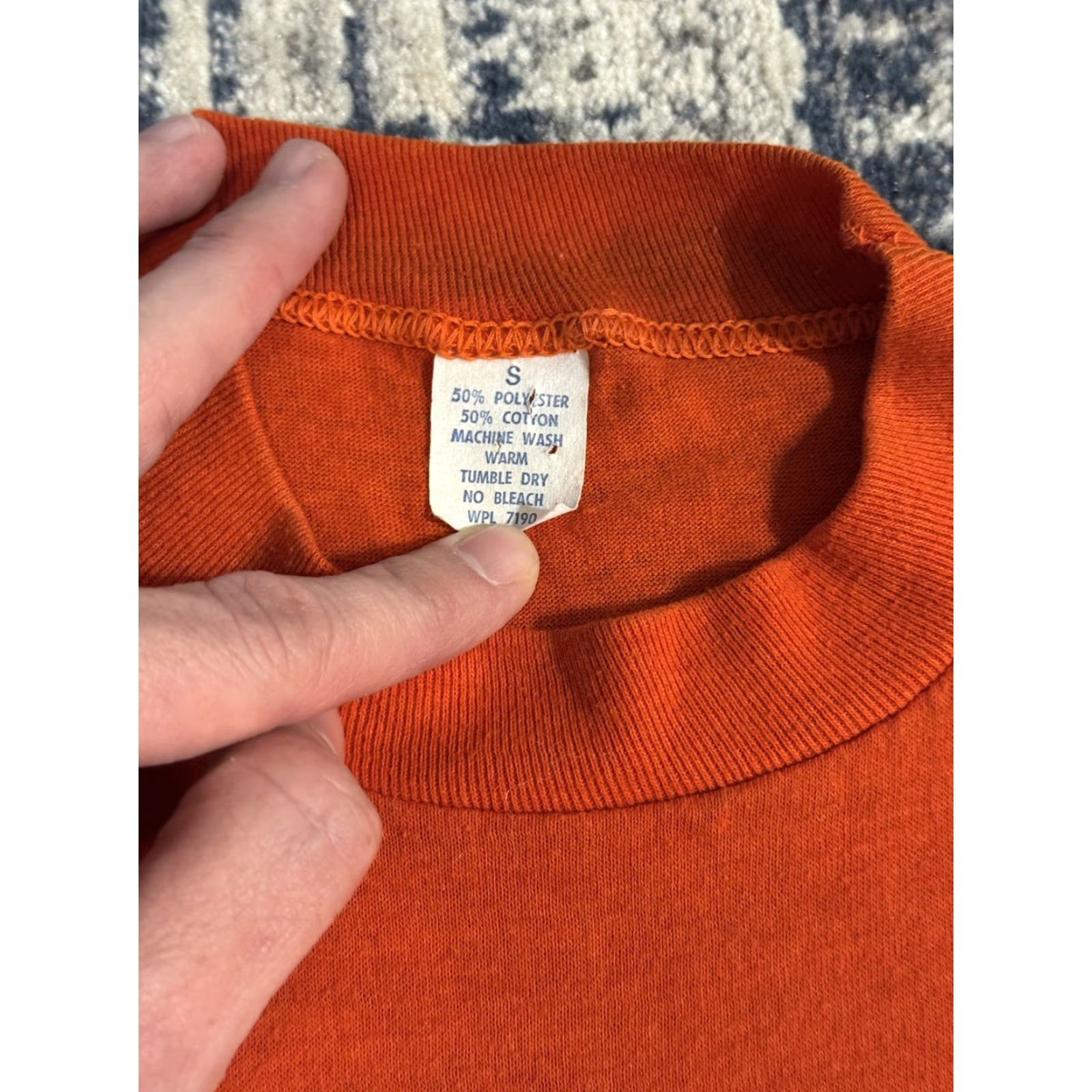 NBA VINTAGE Washington Bullets NBA World Champions The Fat Lady Sang T Shirt S Shirt Explosion T-Shirt Orange Mens 70s Sports 1970s Size US S / EU 44-46 / 1 - 4 Thumbnail