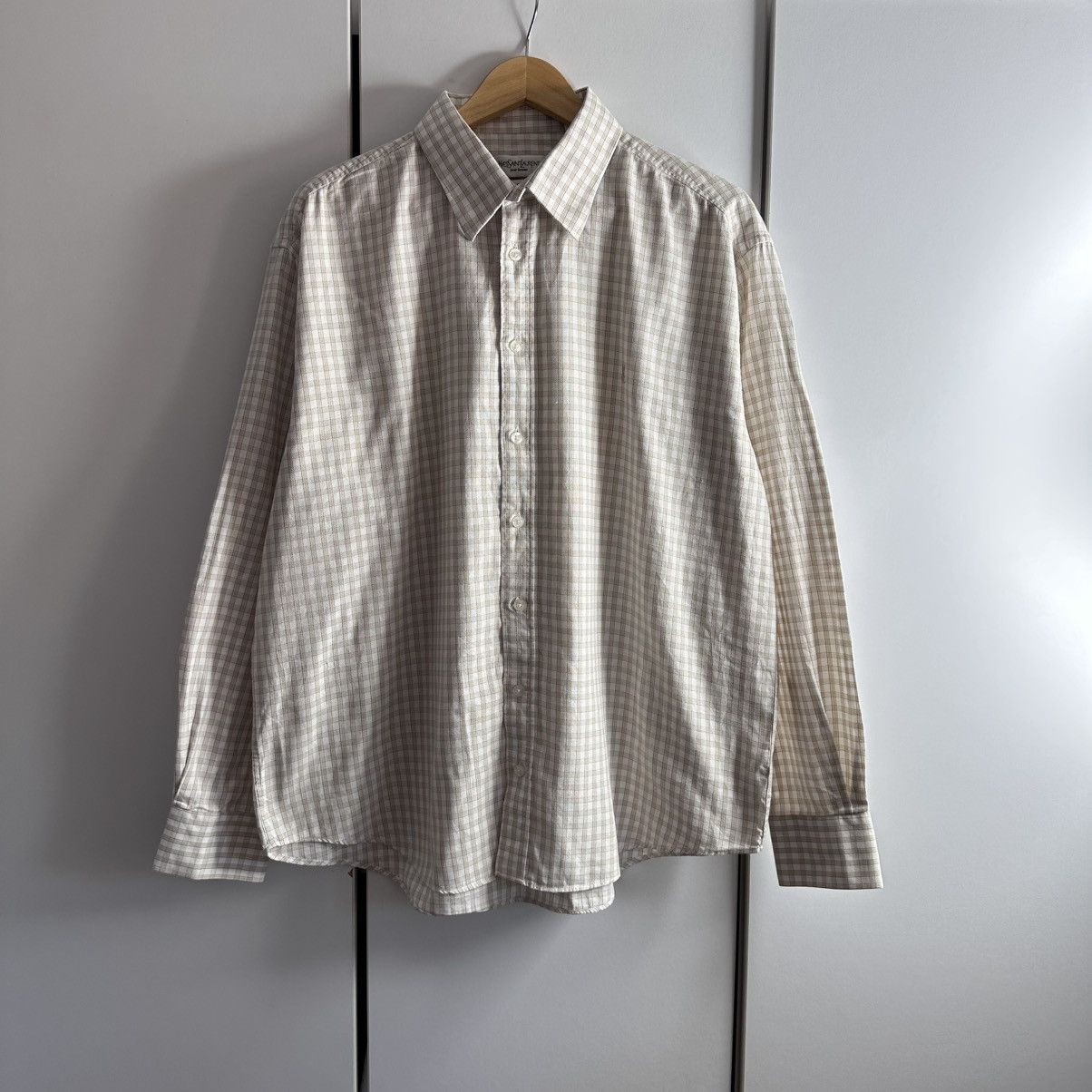 Yves Saint Laurent YSL Yves Saint Laurent pour home Luxury Shirt Rare Size US XL / EU 56 / 4 - 1 Thumbnail