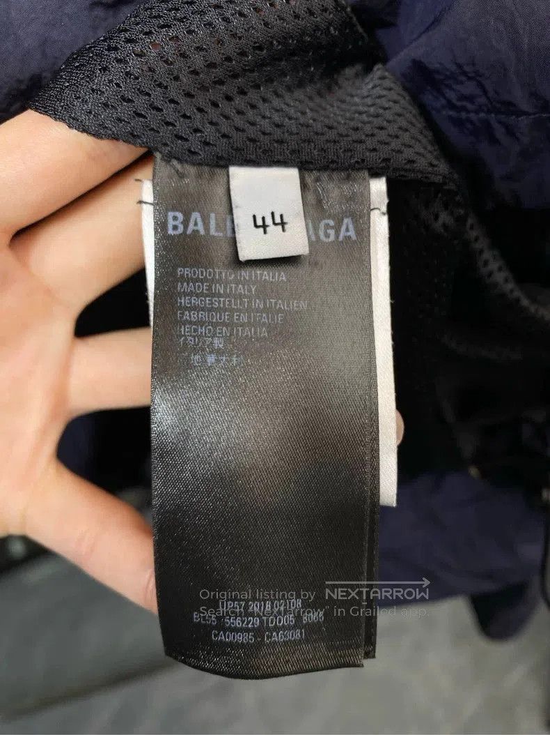Balenciaga Balenciaga Half-Zip Embroidered Logo Jacket. Size US L / EU 52-54 / 3 - 4 Thumbnail