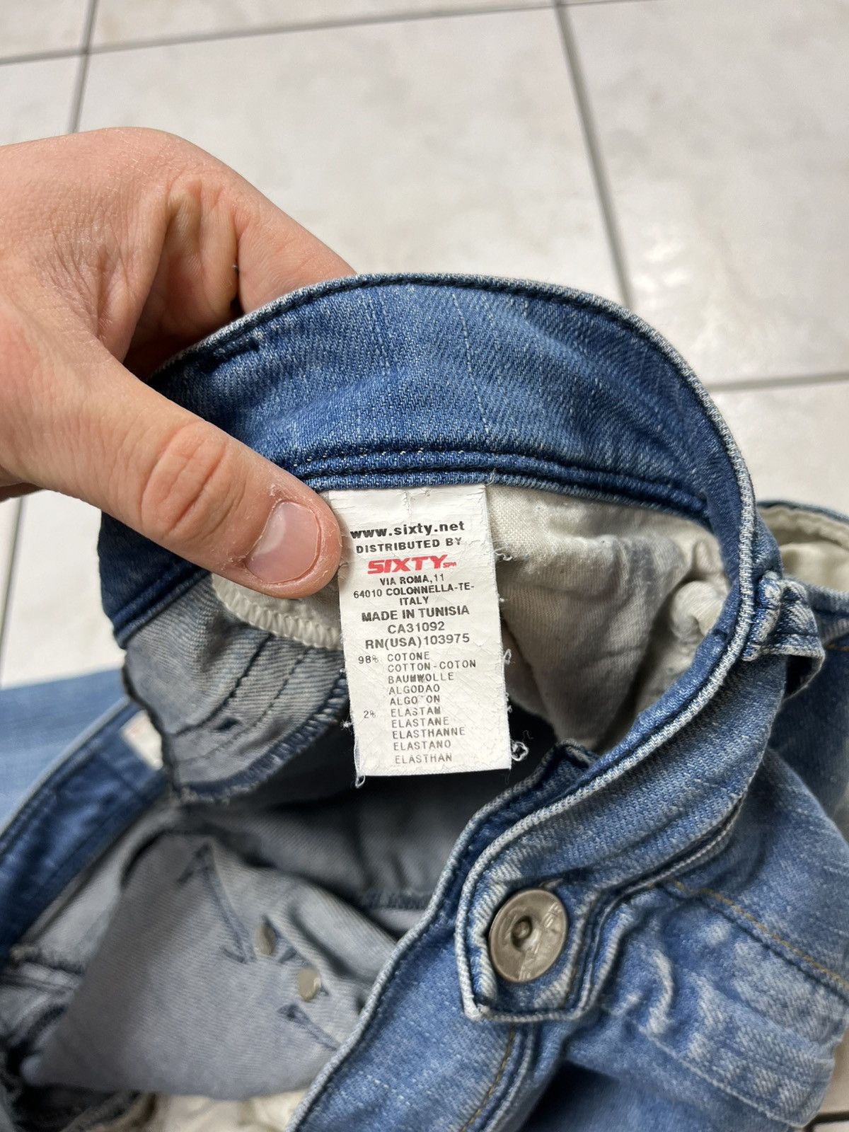 Energie × Vintage Vintage Energie emerson distressed denim jeans baggy pants Size US 38 / EU 54 - 19 Thumbnail