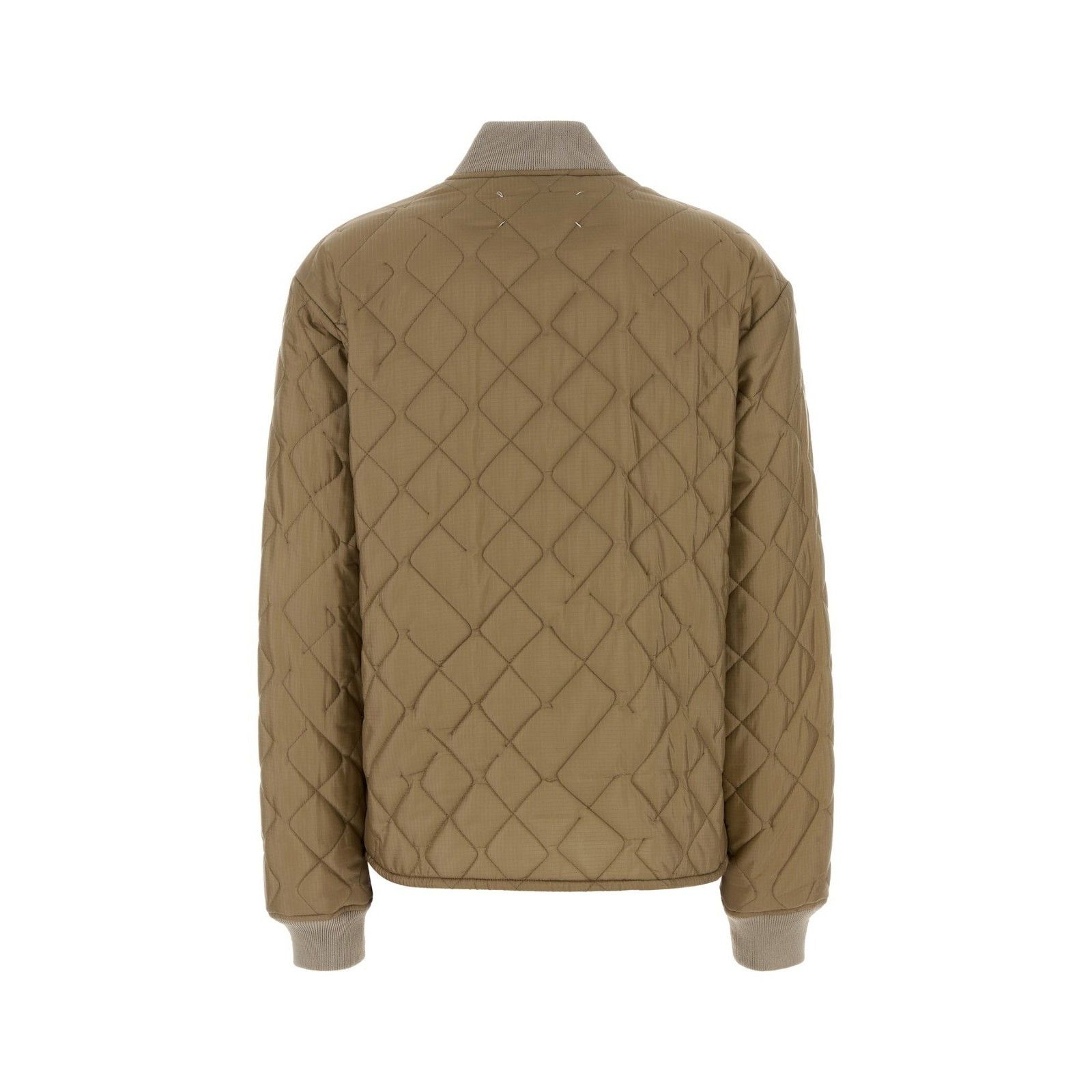 Maison Margiela MAISON MARGIELA Beige Nylon Bomber Jacket New & Authentic (W Size S / US 4 / IT 40 - 2 Thumbnail