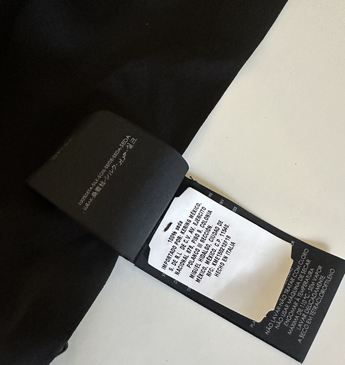 Anthony Vaccarello Evening Scarf in Silk Satin - Gift bag Included Size ONE SIZE - 6 Thumbnail