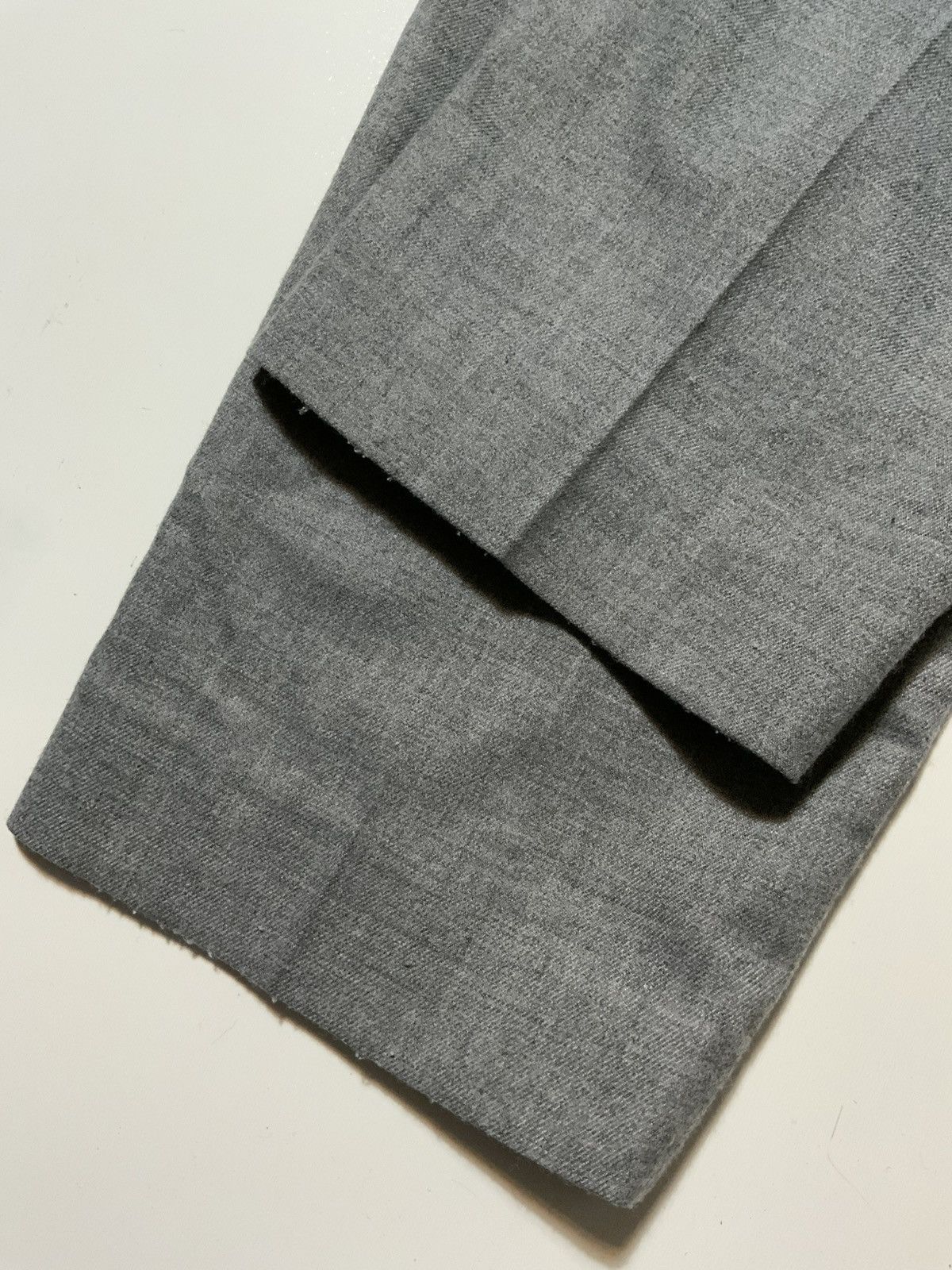 Designer Maison Noir Son Of The Seventh Pleated Gray Trouser Pants Size US 32 / EU 48 - 10 Thumbnail