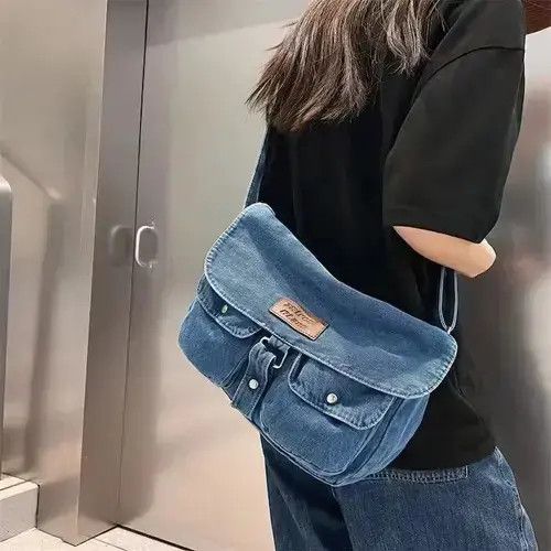 Other Vintage denim messenger bag Size ONE SIZE - 1 Thumbnail
