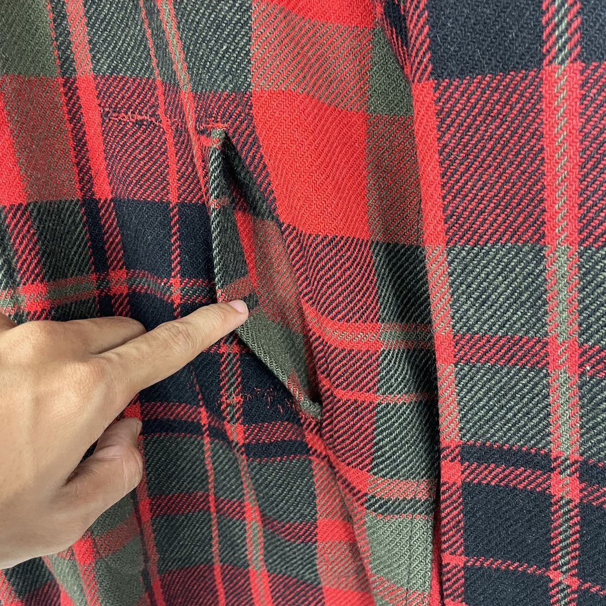Vintage × Woolrich Woolen Mills 💥60s WOOLRICH USA MADE PLAID CHECKED HOODIE JACKET Size US L / EU 52-54 / 3 - 14 Thumbnail