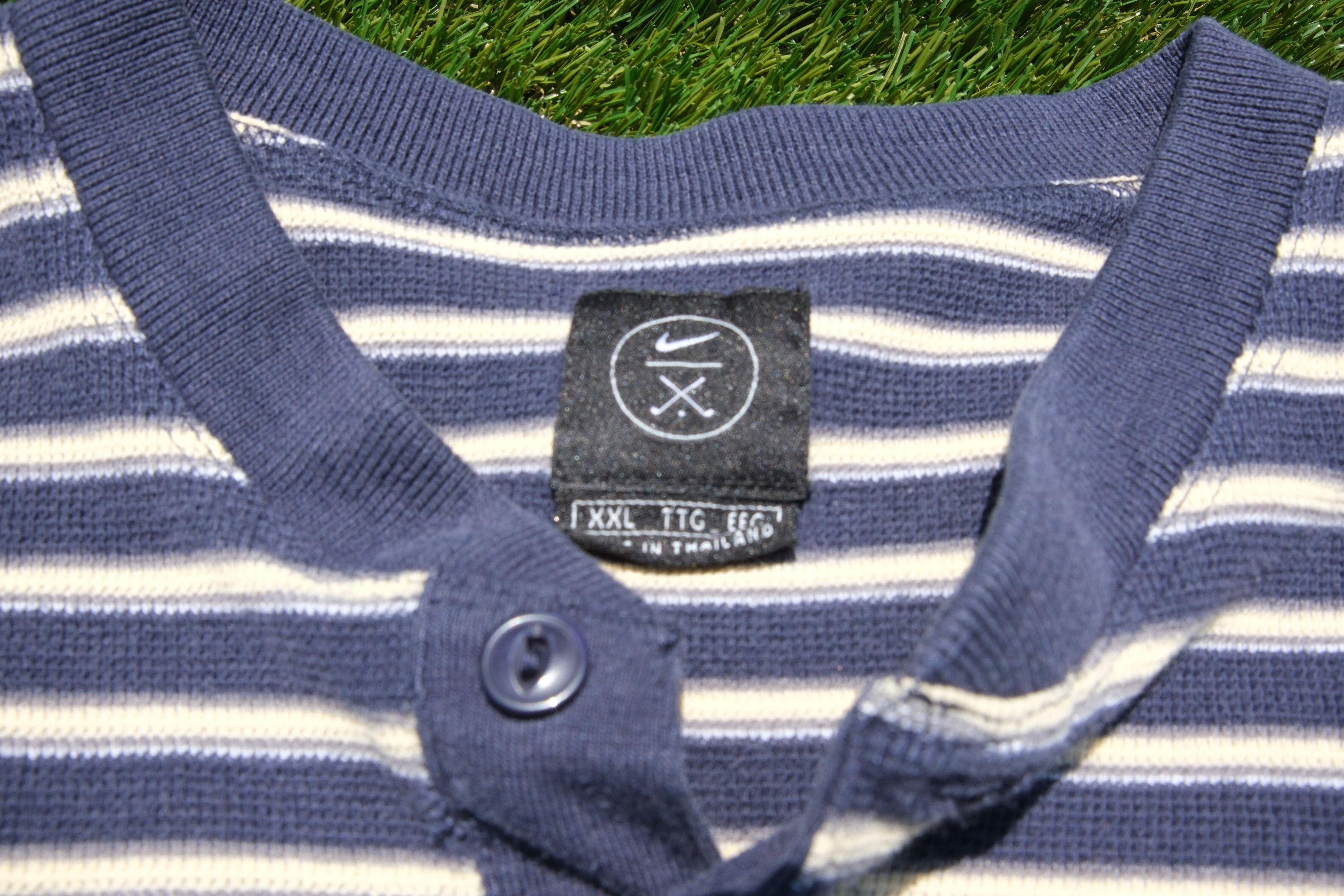 Nike Nike Striped Golf Tee Size US XL / EU 56 / 4 - 4 Thumbnail