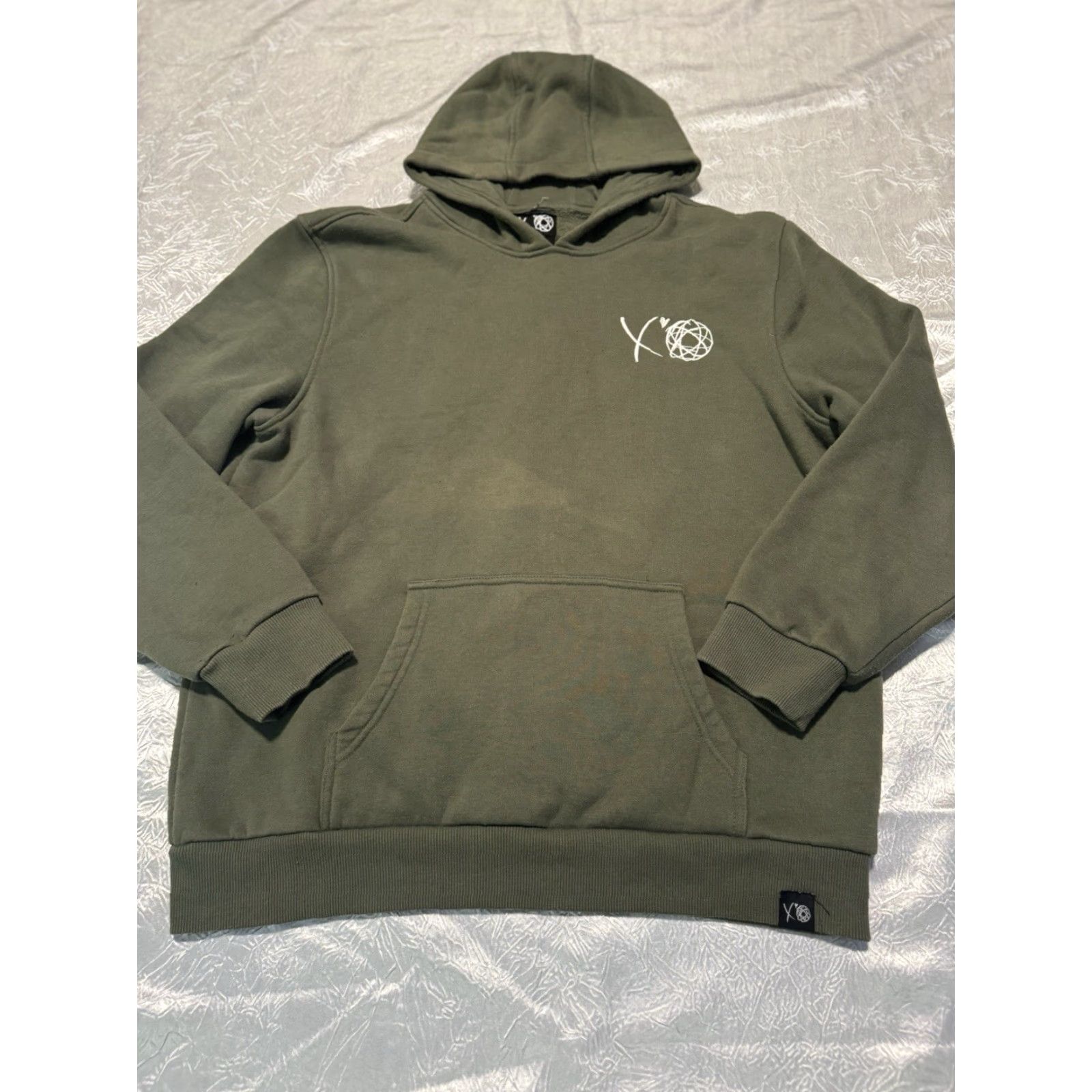 Vintage VINTAGE? (No) The Weeknd XO Legend of the Fall Starboy Pullover Hoody Size Large Olive Green Cotton Logo Hoodie Men Regular Size US L / EU 52-54 / 3 - 4 Thumbnail