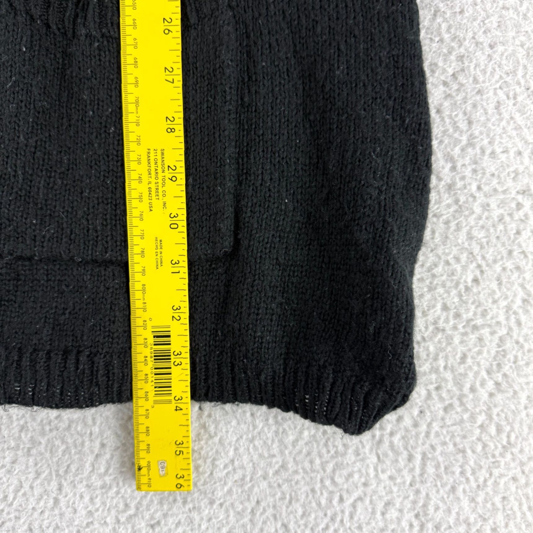 Vintage Wooden Ships Cardigan Sweater Women Small Black Long Sleeve Knit Wool Mohair Size S / US 4 / IT 40 - 6 Thumbnail