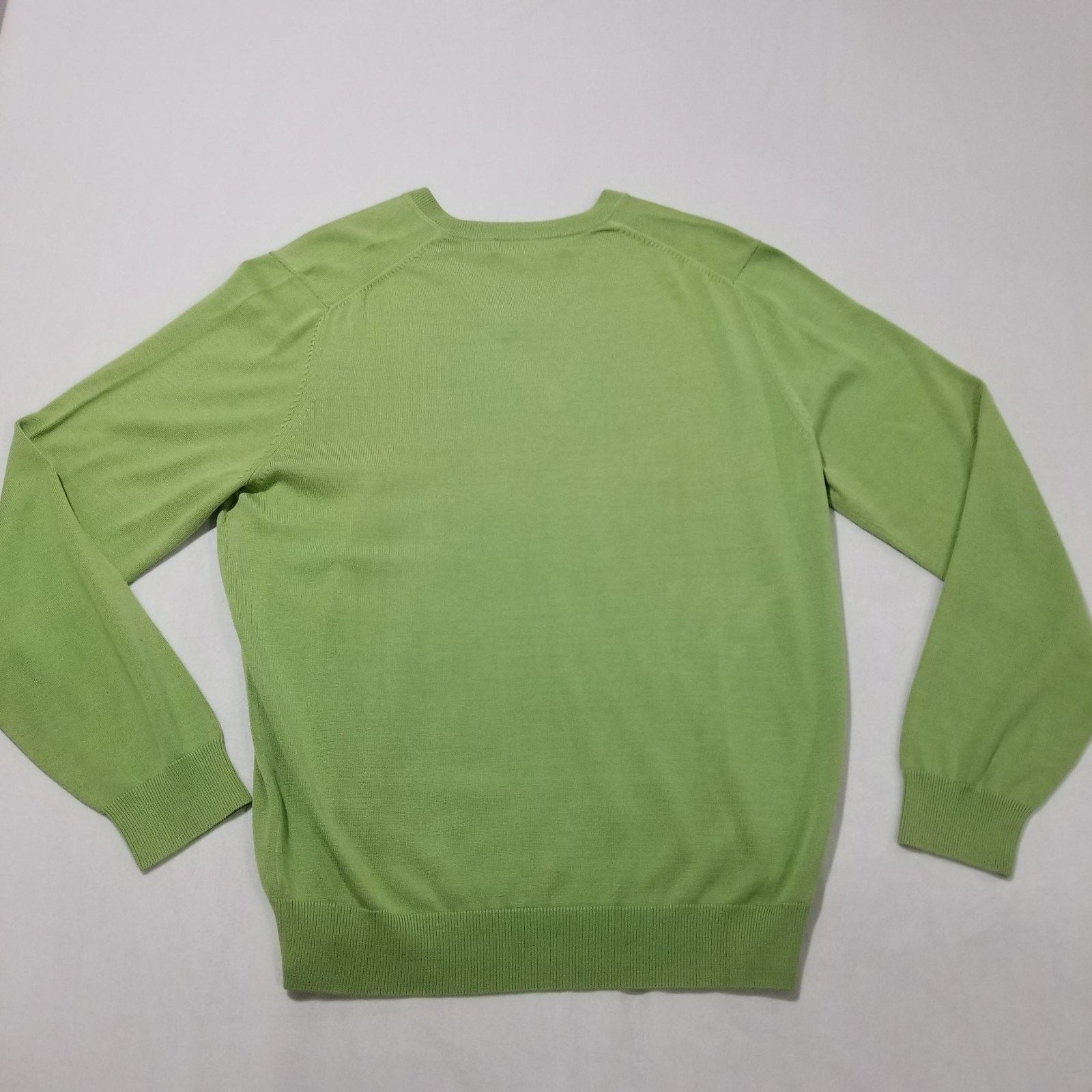 Brooks Brothers BROOKS BROTHERS Sweater Mens Large Country Club Green Silk Size US L / EU 52-54 / 3 - 2 Thumbnail