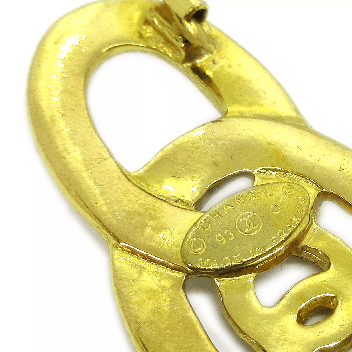 Chanel CHANEL CC Logos Brooch Pin Corsage Gold-Tone Size ONE SIZE - 7 Thumbnail