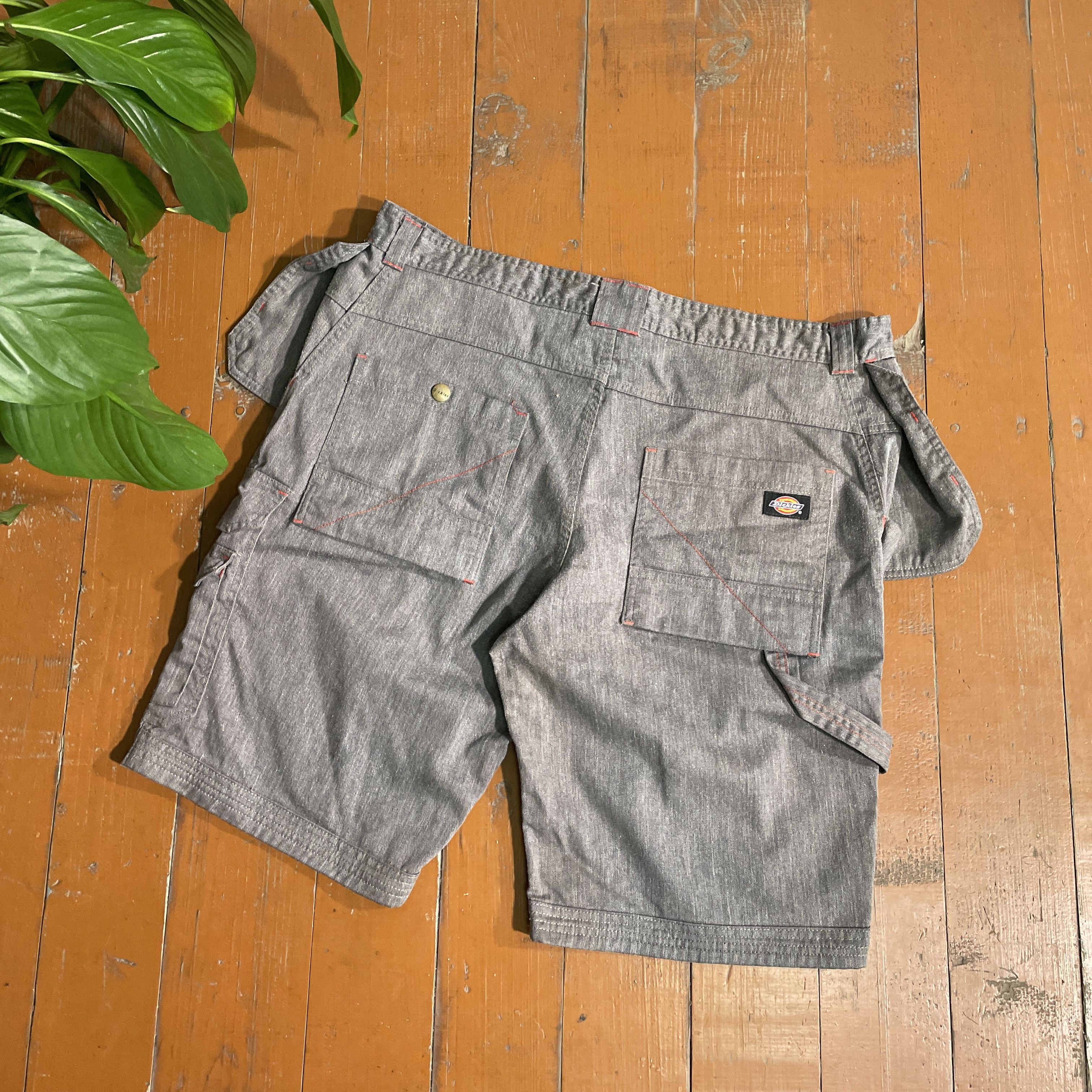 Dickies Vintage Dickies Work Shorts – Gray/Charcoal Canvas | W40 Size US 40 / EU 56 - 2 Thumbnail