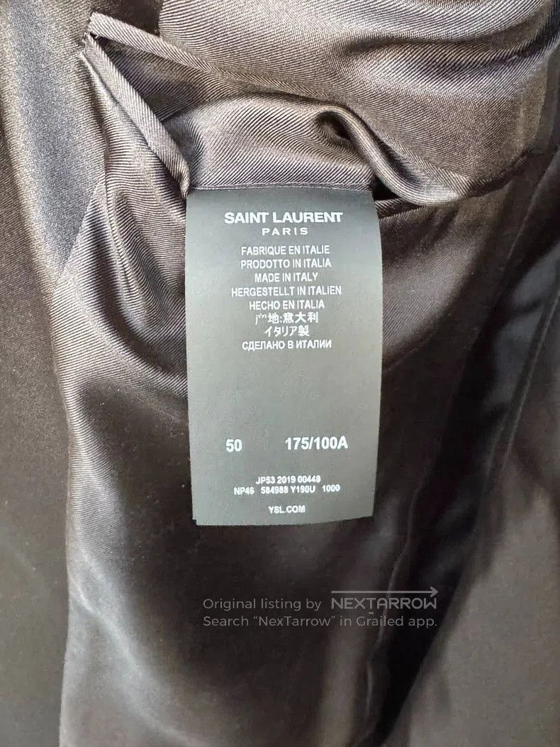 Saint Laurent Paris Saint Laurent 19SS Single. Size US XL / EU 56 / 4 - 5 Thumbnail
