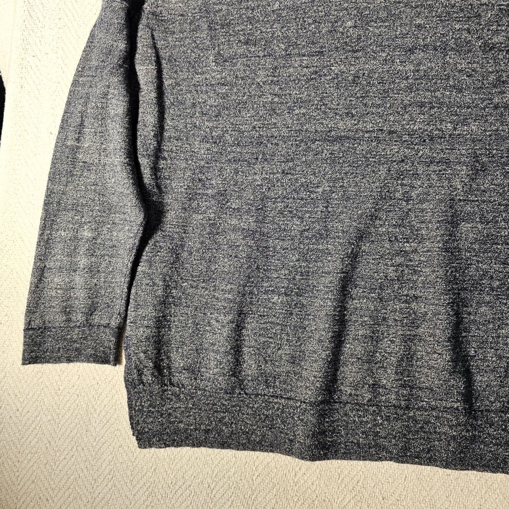 J.Crew VINTAGE J.CREW Sweater Blue V-Neck Wool Linen Blend Pullover S Womens Small Size S / US 4 / IT 40 - 8 Thumbnail