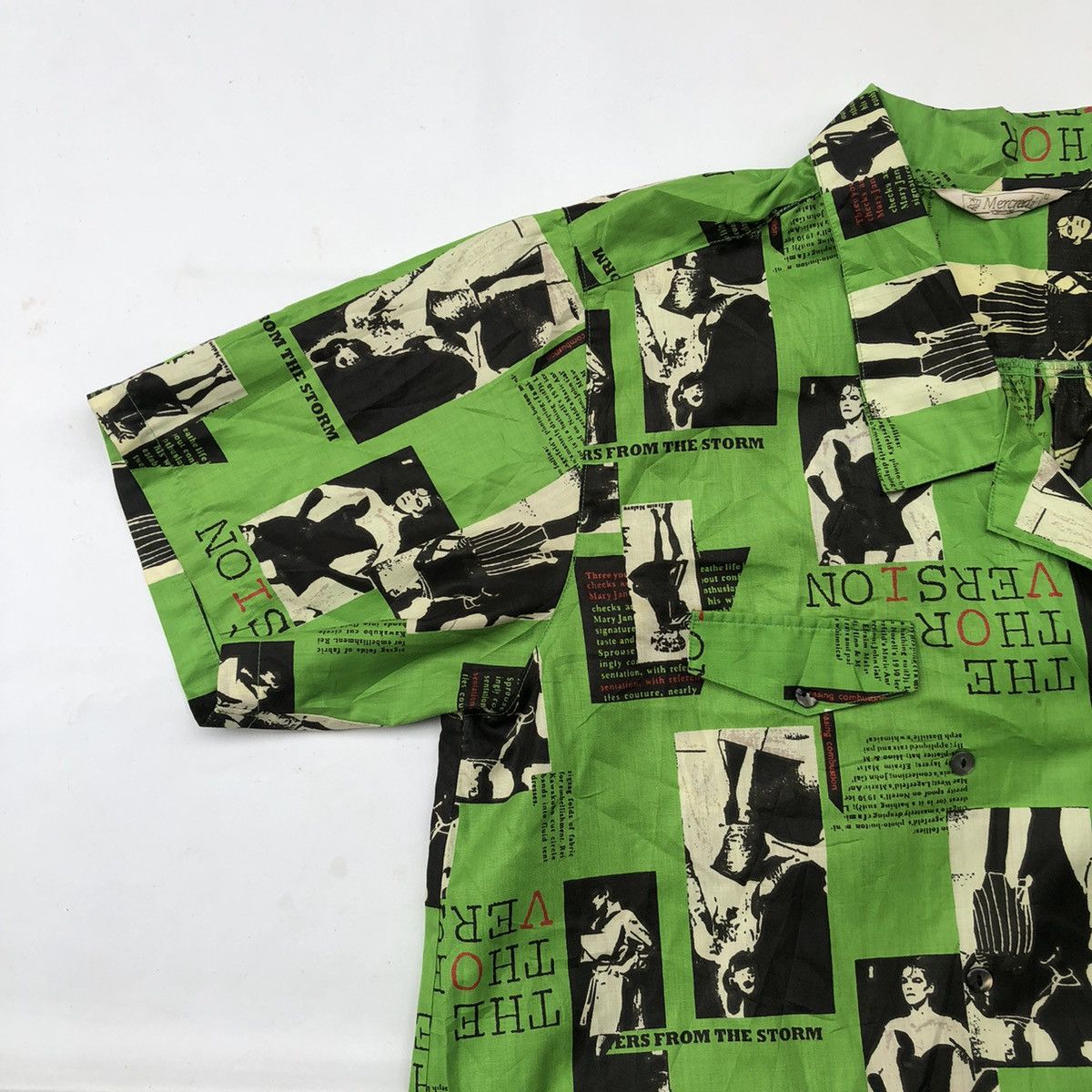 Yohji Yamamoto Japanese Mercredi Yoshimura Perfect Artwork Button Shirt Tee Size US M / EU 48-50 / 2 - 6 Thumbnail