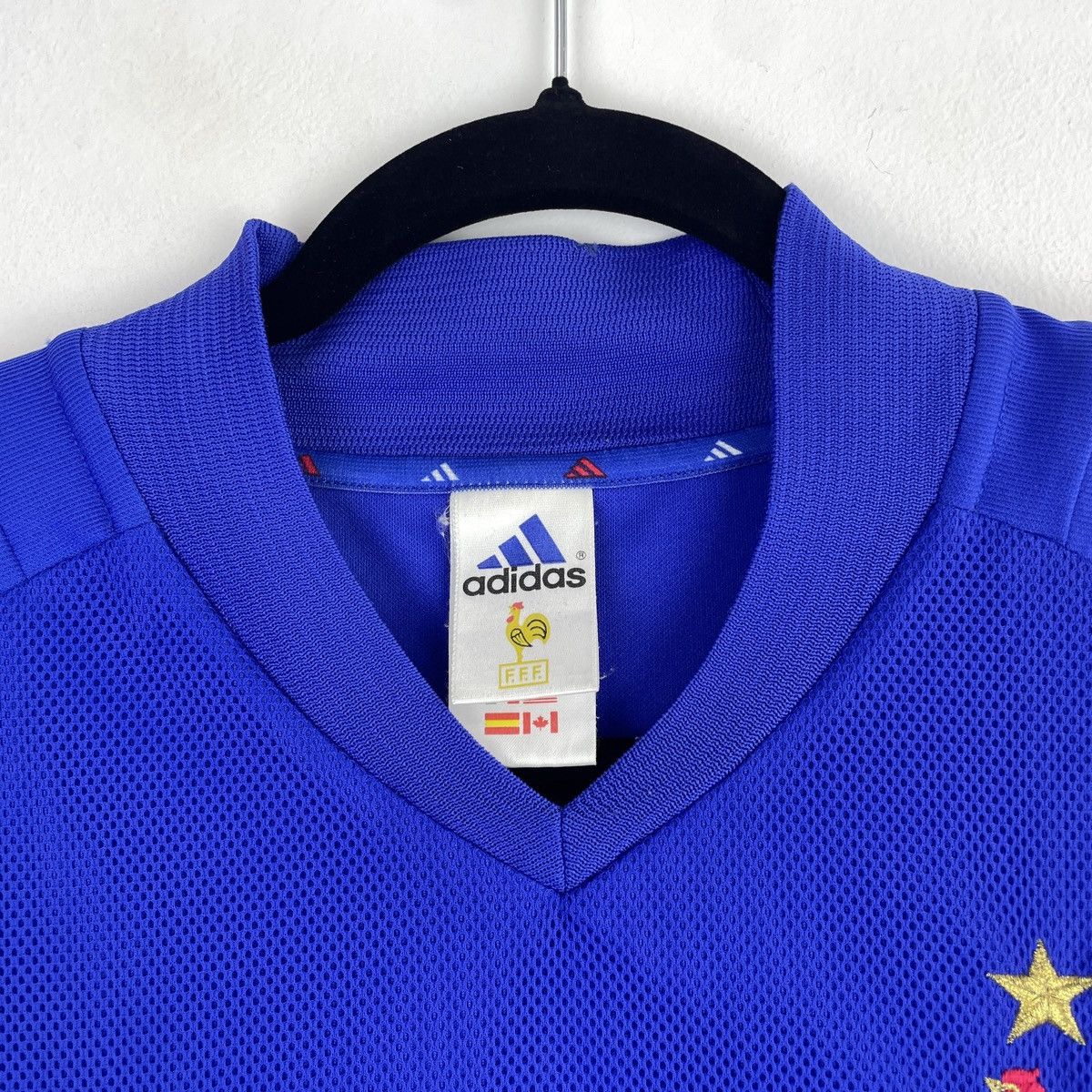 Adidas Vintage France 2002/2004 Home Jersey Adidas Men’s Shirt Size US M / EU 48-50 / 2 - 5 Thumbnail