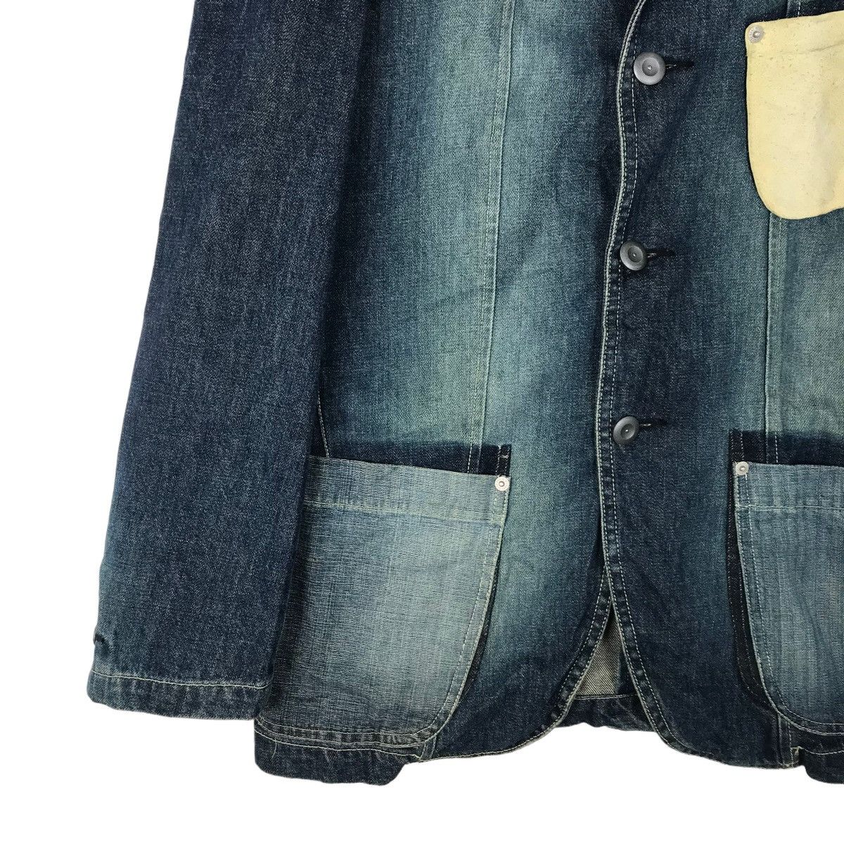 Comme Ca Ism 💥 COMME CA DU MODE MEN DYED INDIGO CHORE JACKET Size US M / EU 48-50 / 2 - 4 Thumbnail