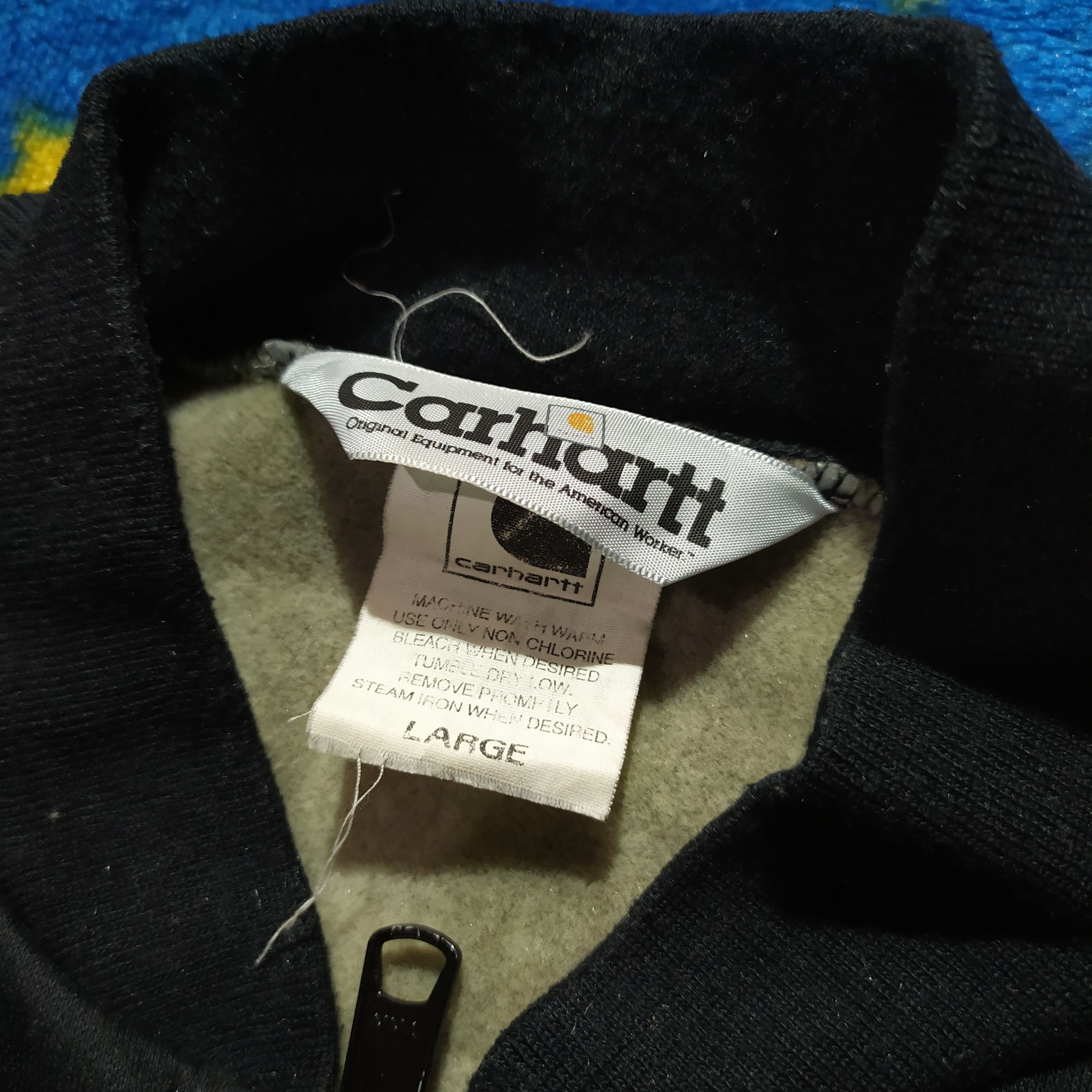 Carhartt × Carhartt Wip × Vintage Vintage Carhartt Sweater Jacket Size US L / EU 52-54 / 3 - 4 Thumbnail