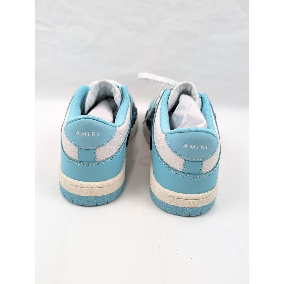 Amiri o1rshd1 Skel Low-Top Sneakers in Slate Blue Size US 10 / EU 43 - 19 Thumbnail