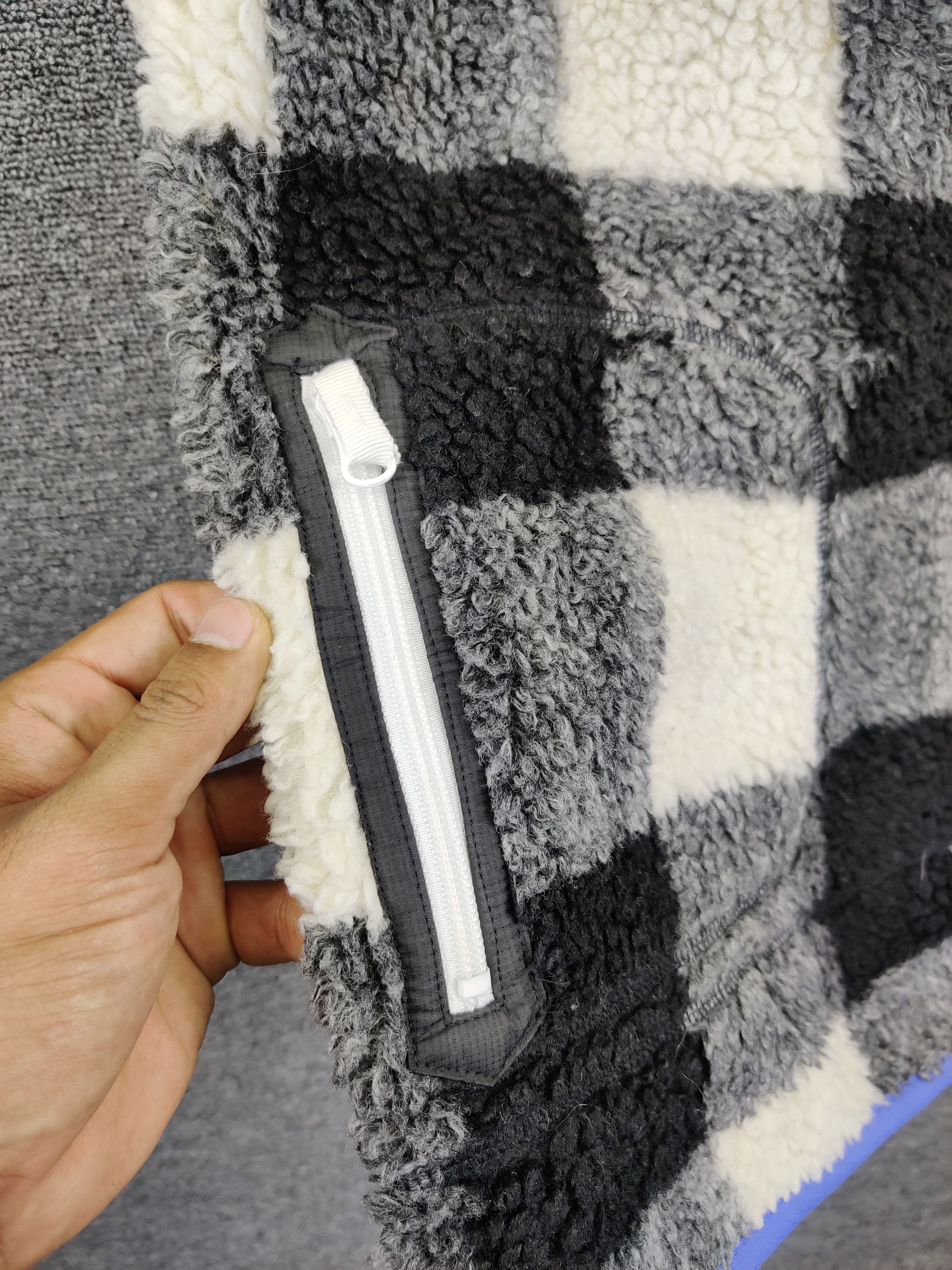 Japanese Brand X-Girl Fleece Sherpa Deep Pile Hoodie Vest Size US S / EU 44-46 / 1 - 6 Thumbnail