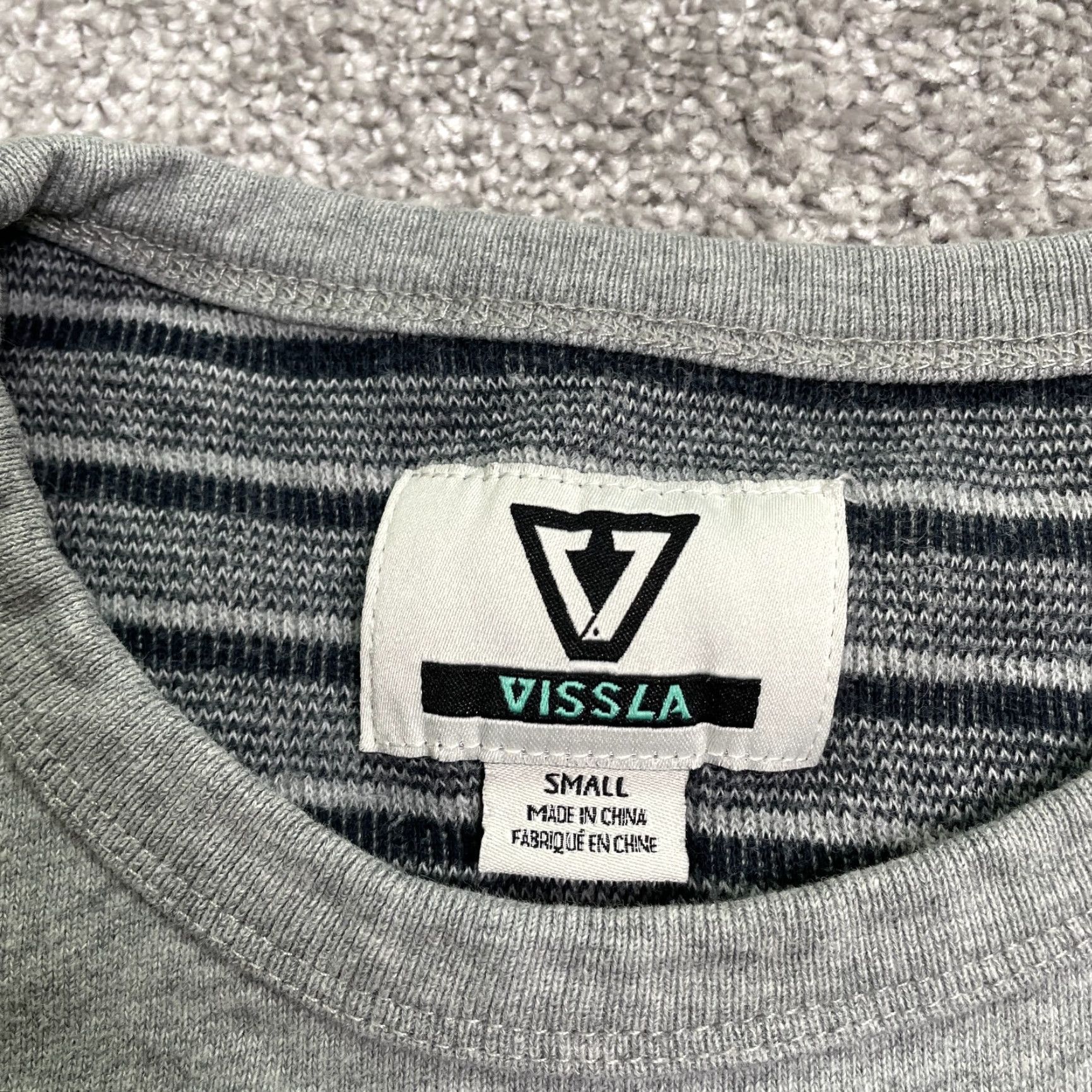 Vissla Vissla Crew Neck Pullover Shirt Men Small Gray Cotton Long Sleeve Casual Outdoor Size US S / EU 44-46 / 1 - 4 Thumbnail