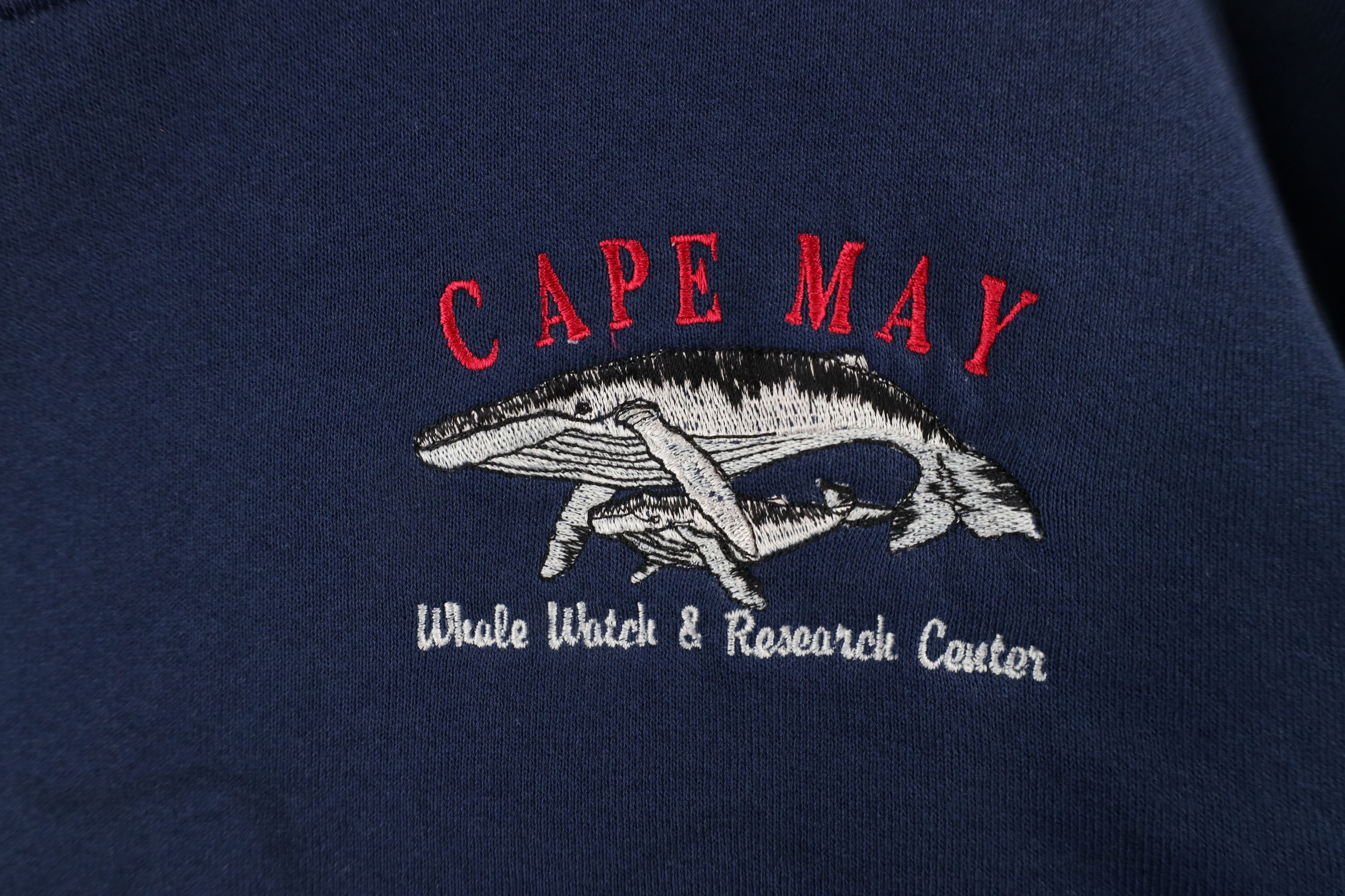 Vintage Vintage 90s Streetwear Cape May Whale Watch Sweatshirt USA Size US L / EU 52-54 / 3 - 4 Thumbnail