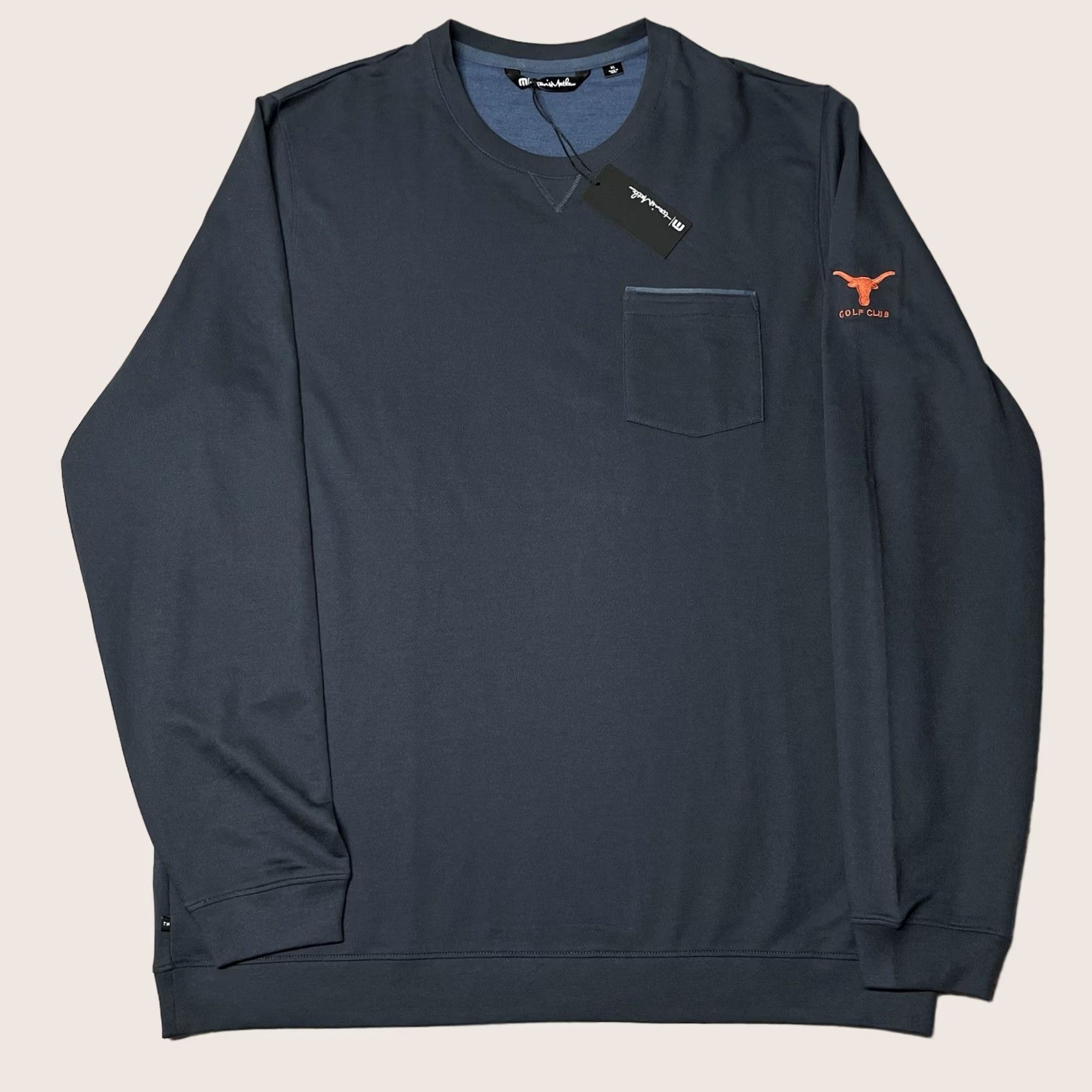 TravisMathew Travis Mathew Pullover Mens XL Crewneck Texas Longhorns Golf Club Cloud Sweater Size US XL / EU 56 / 4 - 1 Thumbnail