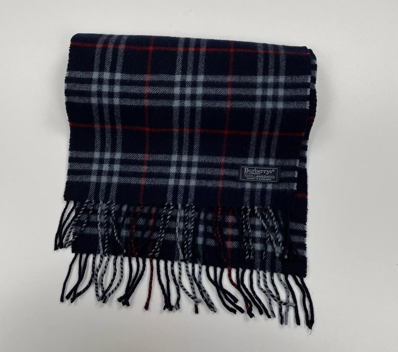 Burberry VINTAGE BURBERRYS BURBERRY WOOL LAMBSWOOL SCARF NOVA CHECK Size ONE SIZE - 3 Thumbnail