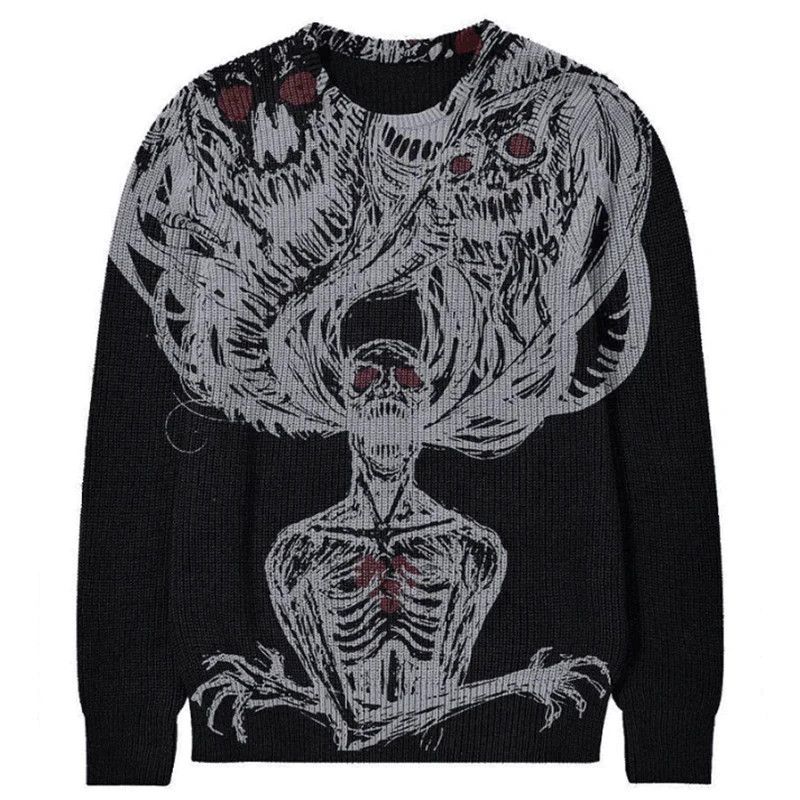 Other Gothic Wool Retro Pullover Sweater Size US L / EU 52-54 / 3 - 1 Thumbnail