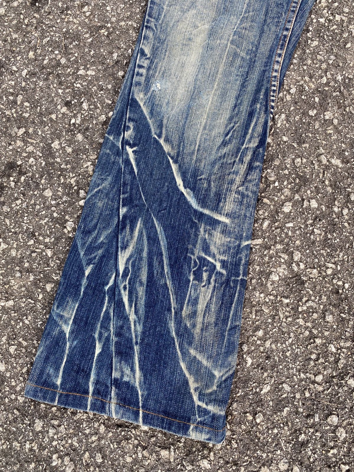 If Six Was Nine × Tornado Mart 2000s Nylaus Crew Claws Mark Design Flare Denim Size US 31 - 6 Thumbnail