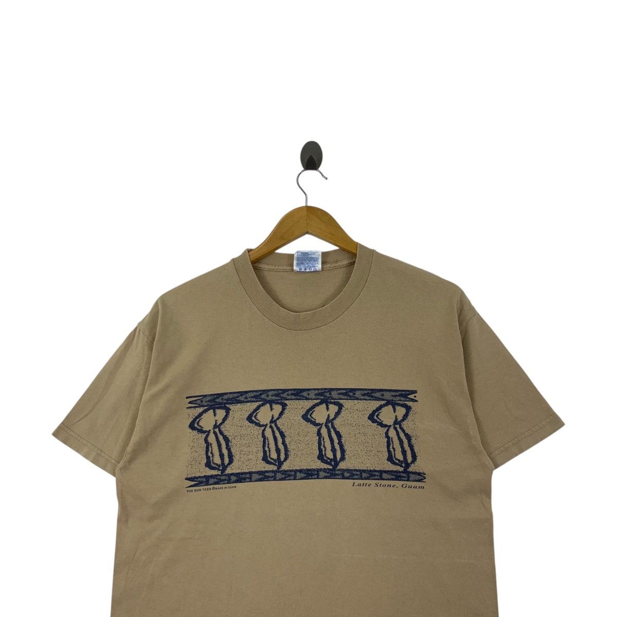 Vintage 90’ LATTE STONE GUAM Hawaii The Sun Tee Shirt