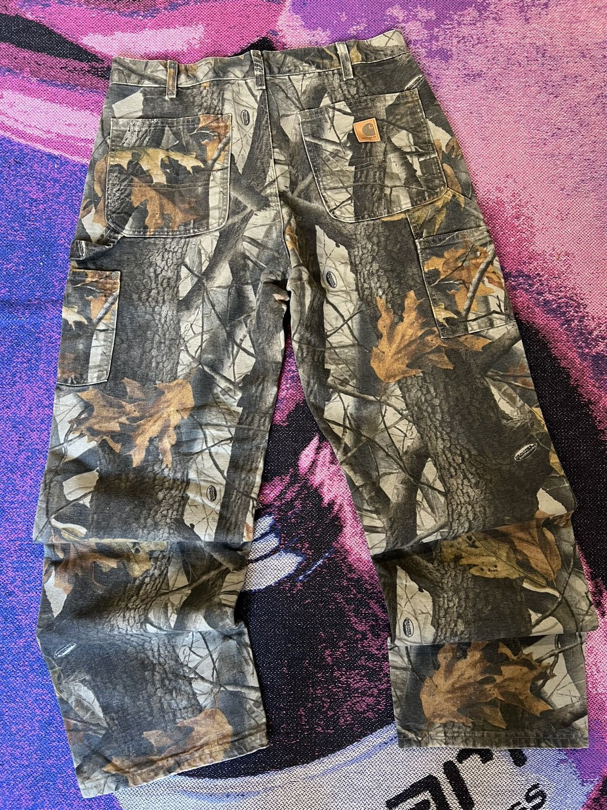 パンツ Carhartt wip Single Knee Realtree Carhartt WIP Nash Single Knee Long Short, Sulfur Red