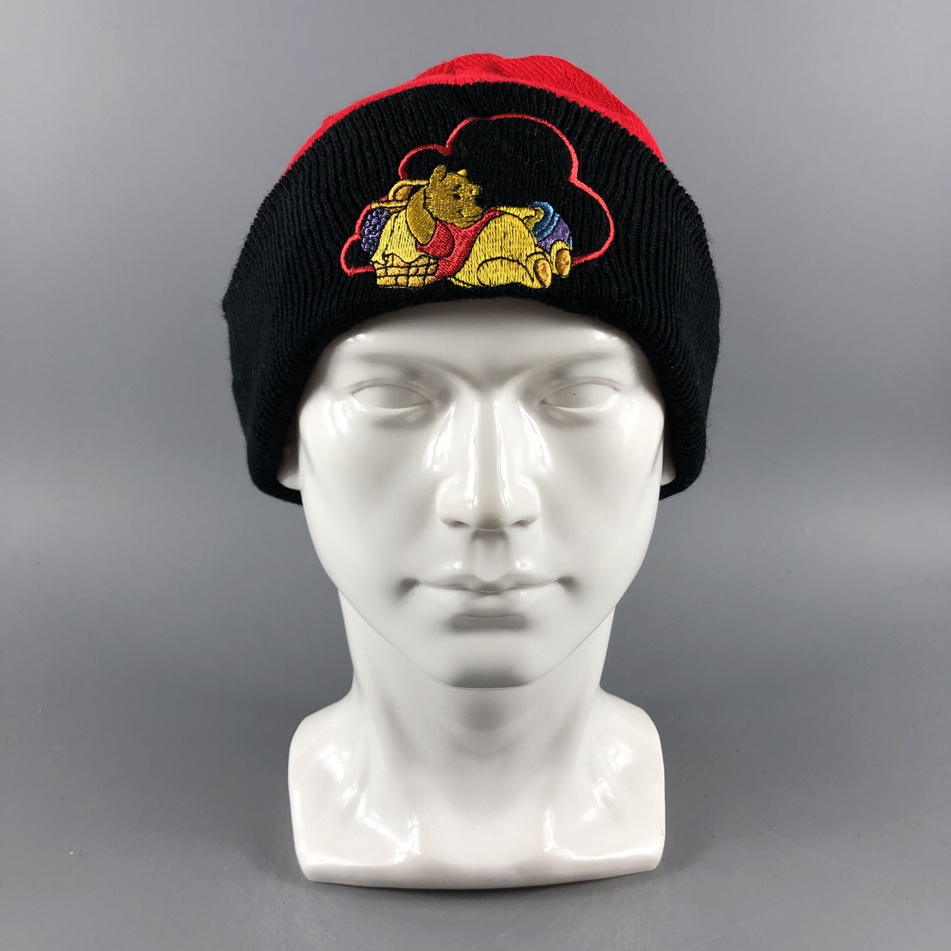 image of Disney x Vintage Pooh Hats Movie Beanie Cartoon Snow Hat Snow Cap B530, Men's