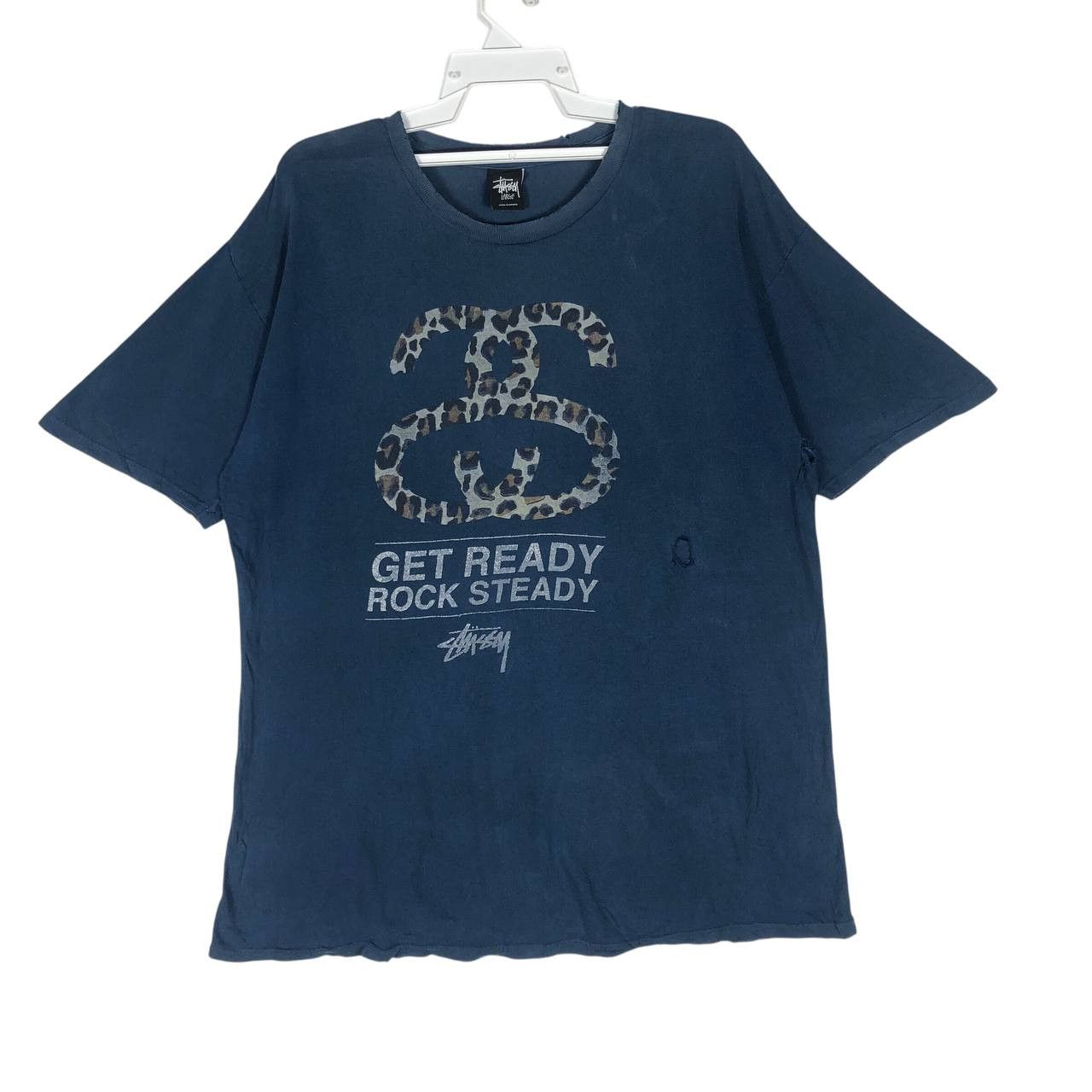 Stussy Vintage Stussy "Get Ready Rock Steady" T-Shirt Size US L / EU 52-54 / 3 - 1 Thumbnail