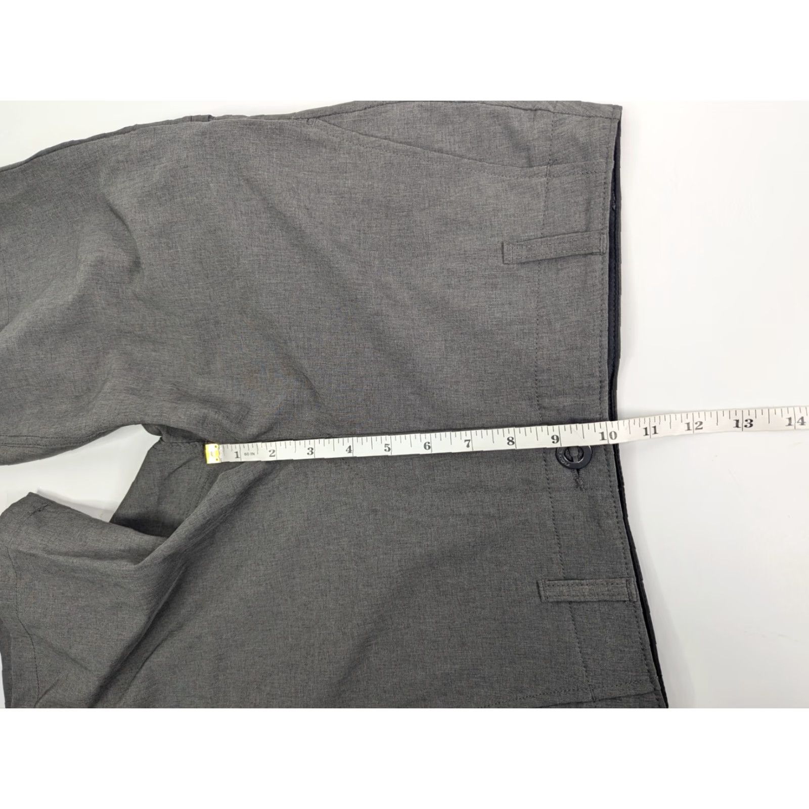 Volcom Volcom Surf & Turf Kerosene Hybrid Short Boardshorts 28 Gray Mens Regular Stretch 4 Way Front Zip Logo Belt Loops Beach Casual Walking Swimming Size US 28 / EU 44 - 4 Thumbnail