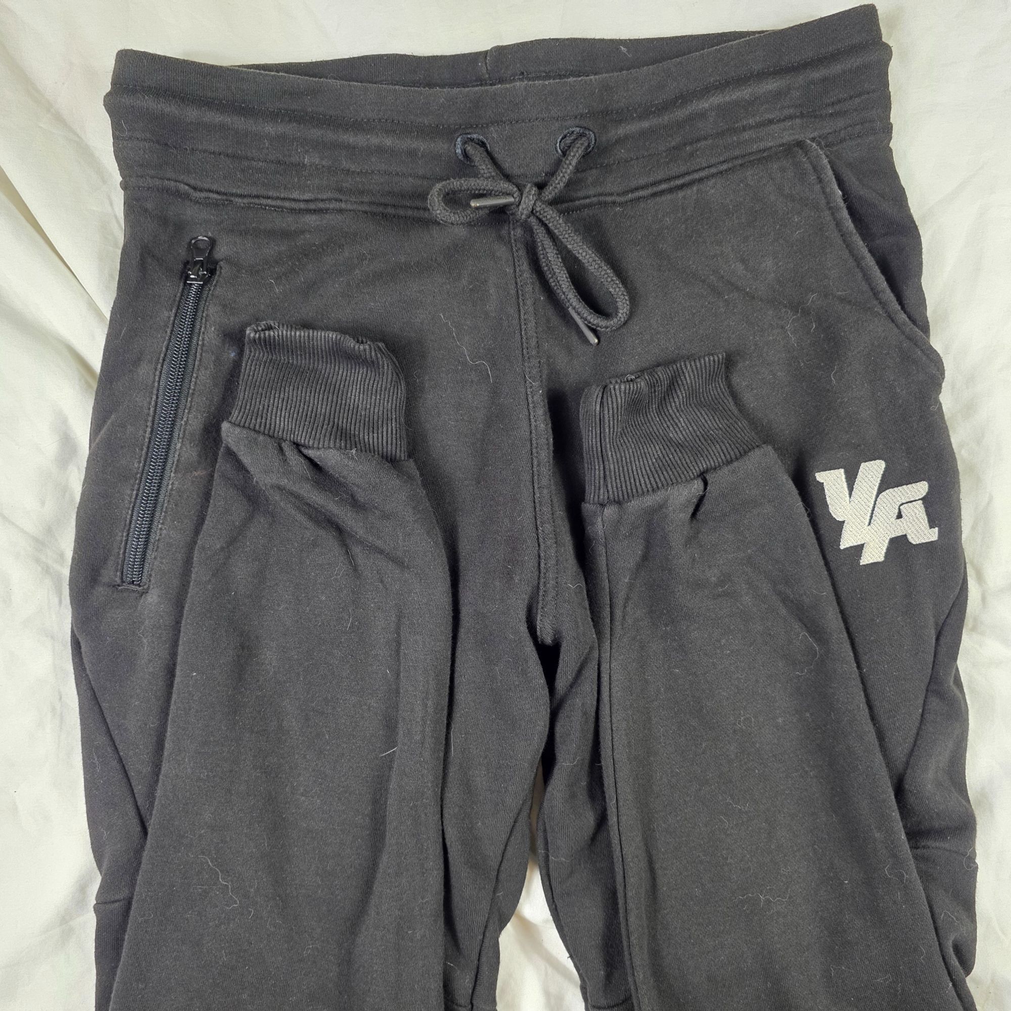 YoungLA YoungLA Mens Medium Black Joggers Sweatpants Lightweight Com Size US 30 / EU 46 - 4 Thumbnail