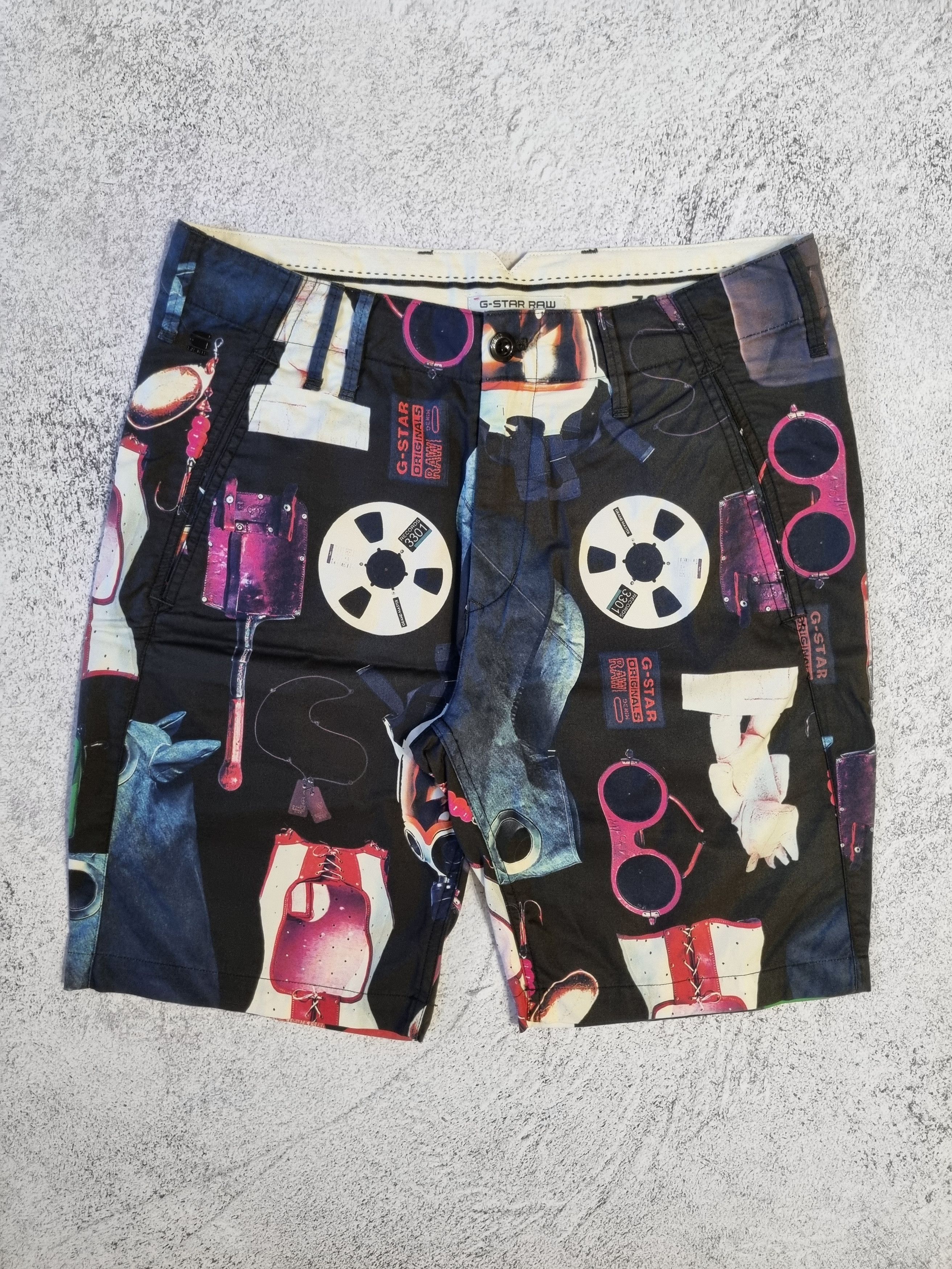 G-Star G-Star Raw Multiprint Vetar Chino Shorts Size US 32 / EU 48 - 1 Thumbnail