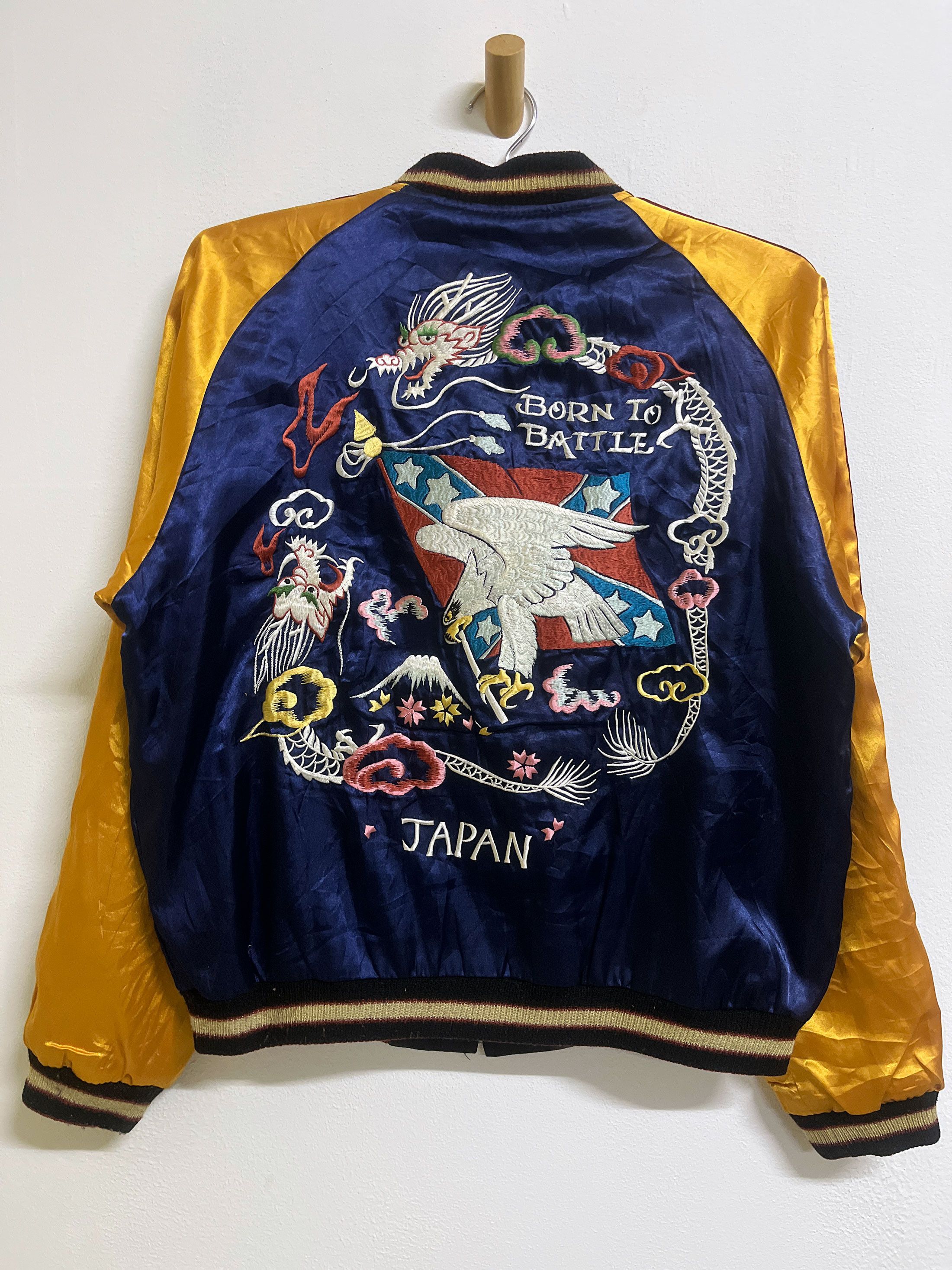Japanese Brand Reversible Toyo Enterprises Sukajan Flight Jacket Size US L / EU 52-54 / 3 - 5 Thumbnail