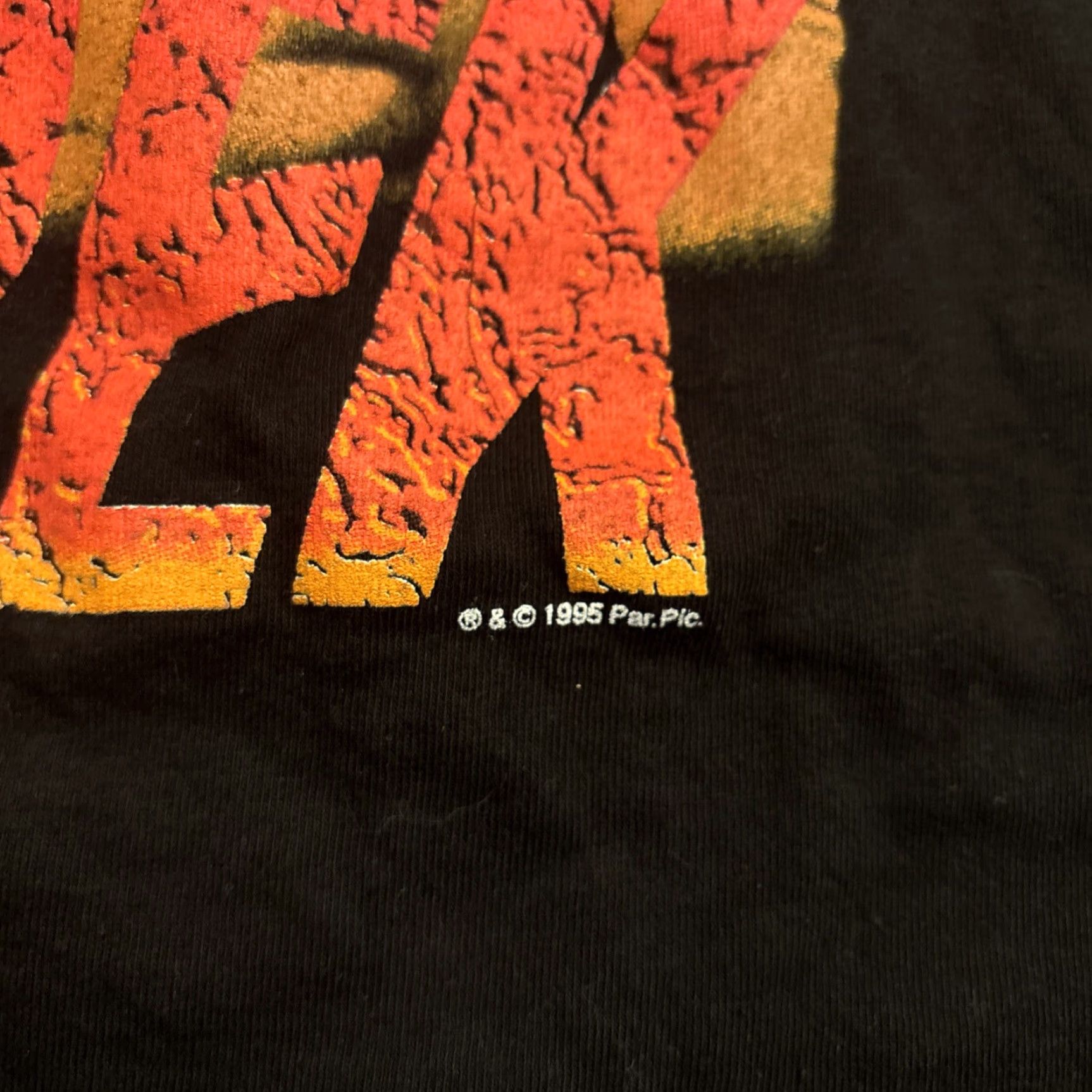 Vintage VINTAGE Star Trek T-Shirt XL Black Town Champ Men Shirts 1995 Original Series Kirk Spock Uhura McCoy Adults Mens Size US XL / EU 56 / 4 - 3 Thumbnail