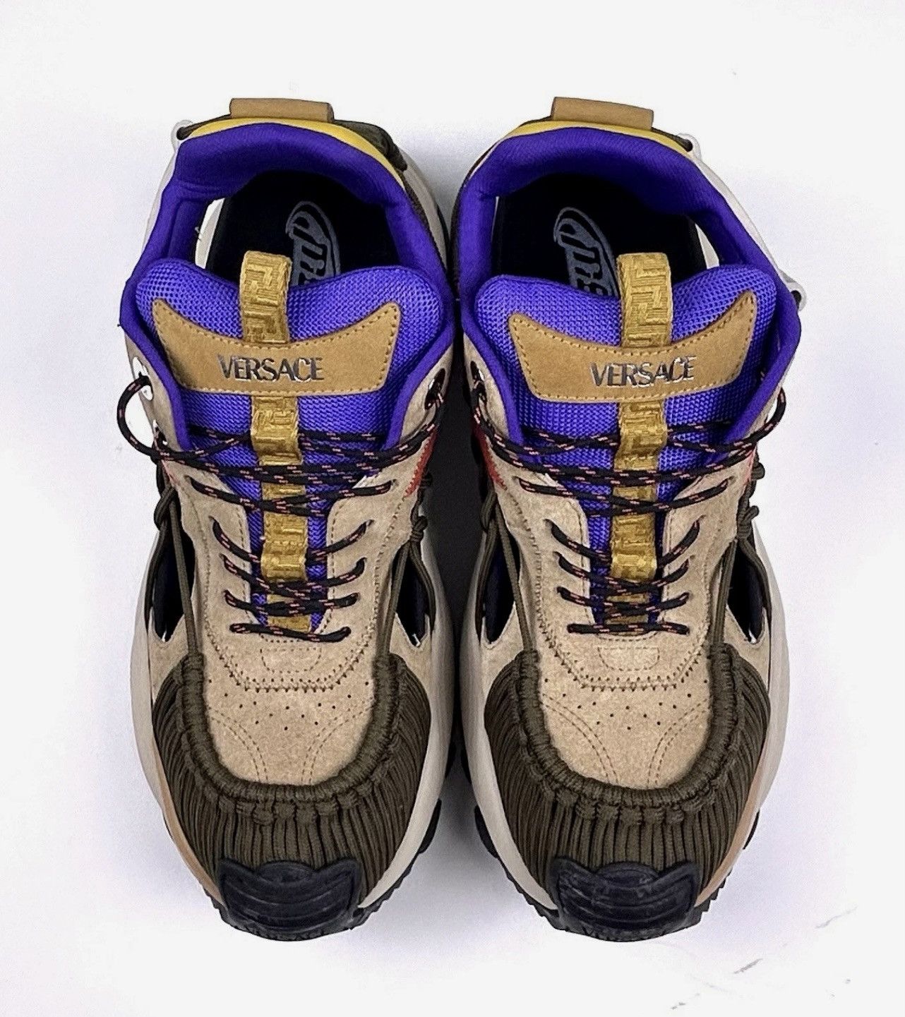 Versace Versace Mercury MVS01 Sneaker EU44/US11 Tan Multicolor Italy Size US 11 / EU 44 - 2 Thumbnail