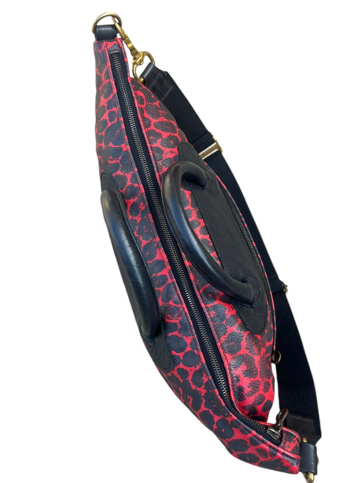 Jas MB Jas - M.B. London Patina Leather Camouflage 2 Way Bag Size ONE SIZE - 18 Thumbnail