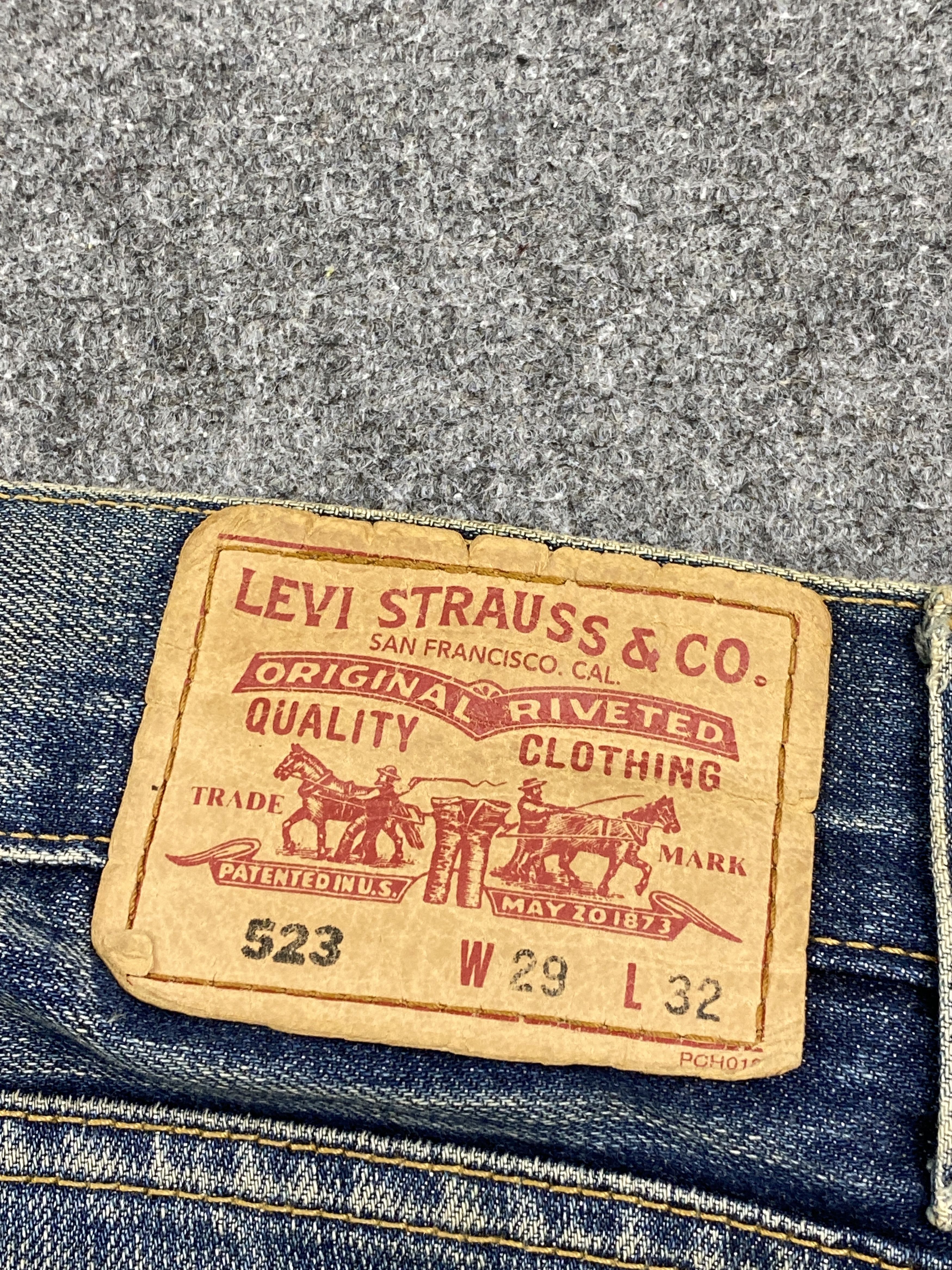 Levi's Rusty Vintage 90s Levis 523 Straight Fit Jeans DP2316 Size US 31 - 5 Thumbnail