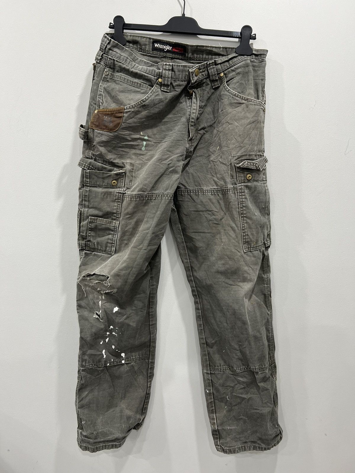 Vintage × Wrangler Vintage Wrangler Pants Olive Green 34x32 Size US 34 / EU 50 - 1 Thumbnail