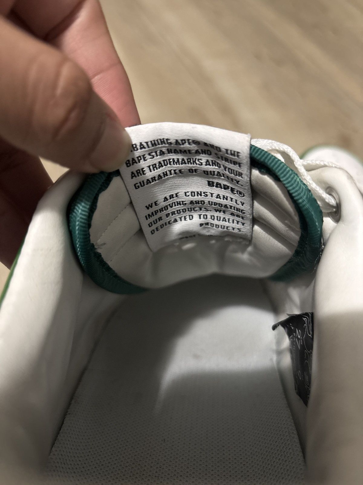 Bape GREEN BAPESTAS 2021 Size US 9 / EU 42 - 7 Thumbnail