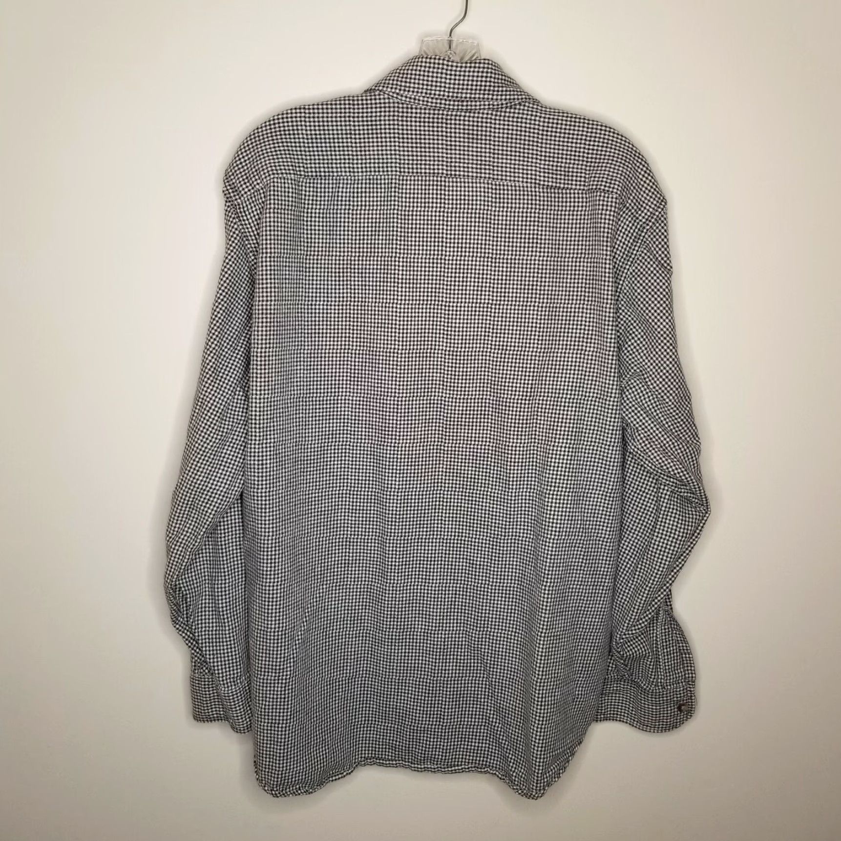 Vintage VINTAGE LL Bean Men's Long Sleeve Shirt Large Black White Button-Up Men's Clothing Size US L / EU 52-54 / 3 - 5 Thumbnail