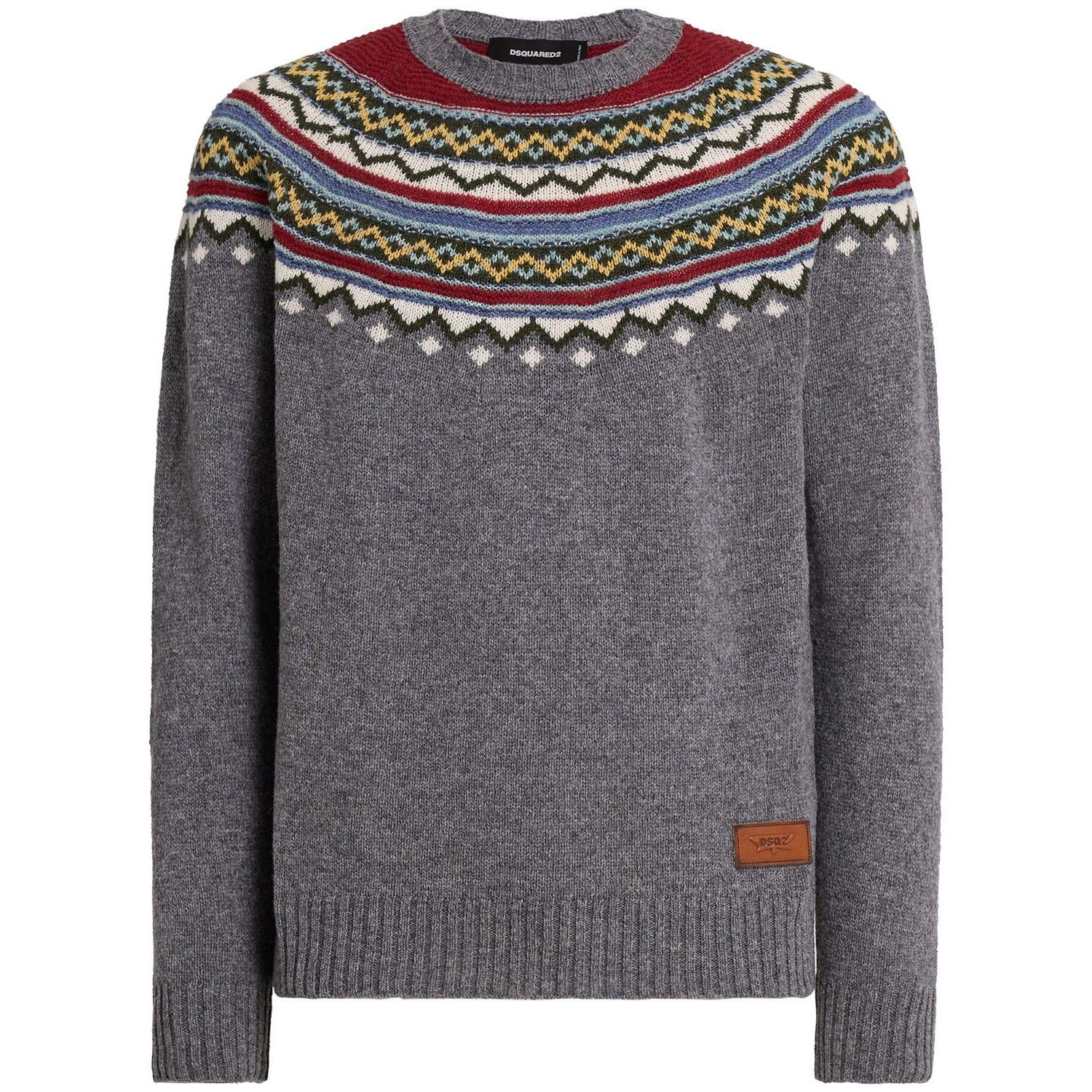 Dsquared2 DSQUARED2 Gray Wool Sweater New & Authentic (Men's size:XXL; Size US XXL / EU 58 / 5 - 1 Preview