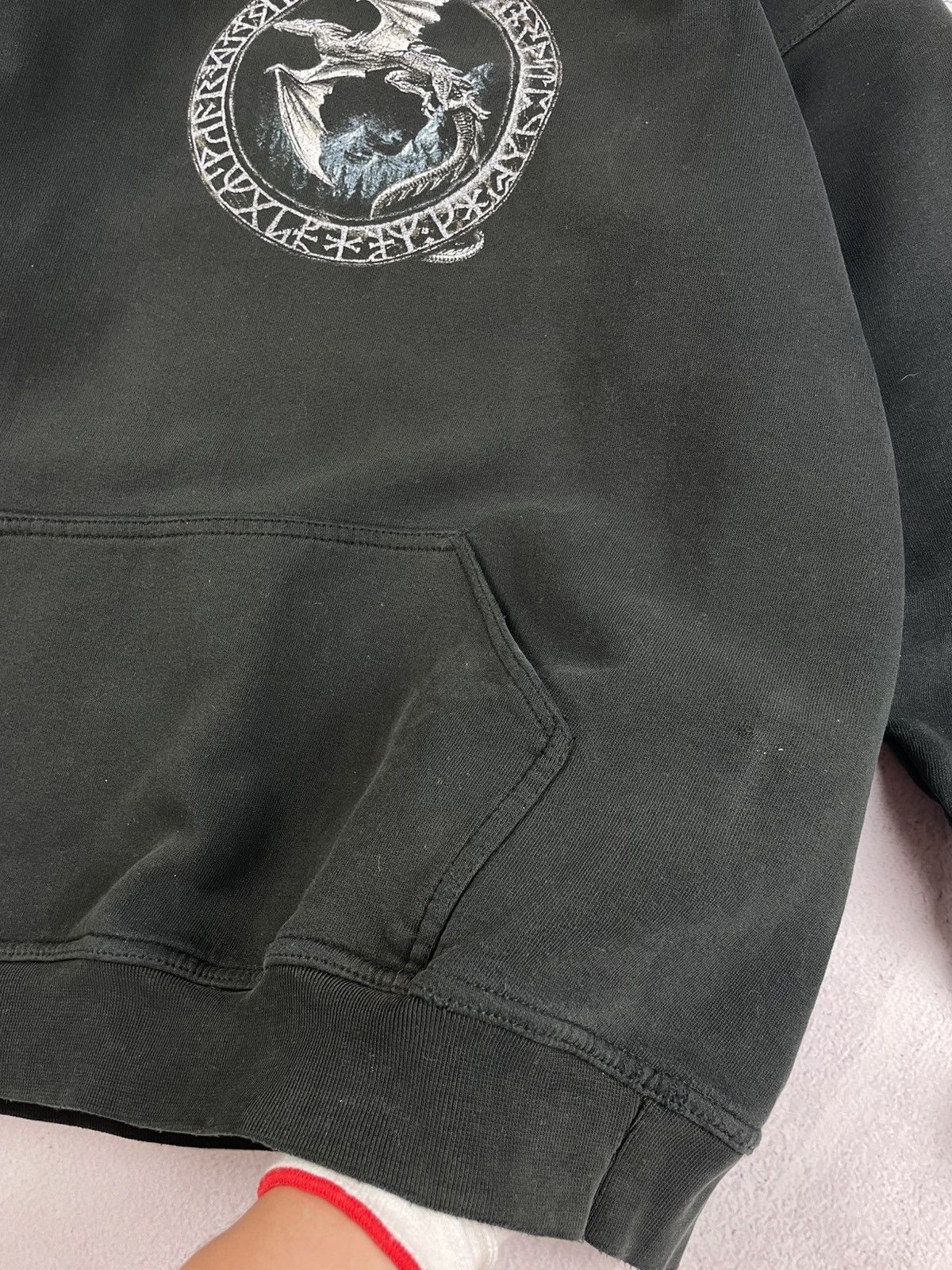 Alchemy Equipment × Designer × Vintage Vintage Alchemy Gothic The Fourth Horseman Hoodie,Black,Sz L Size US L / EU 52-54 / 3 - 7 Thumbnail